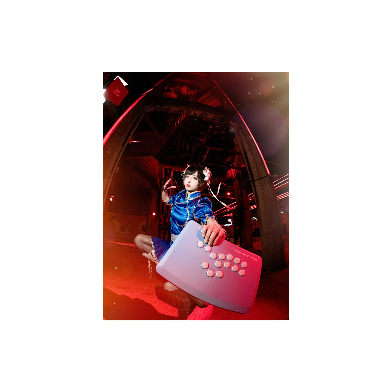 Varmilo FK 2 Fighting Arcade Controller - Blue