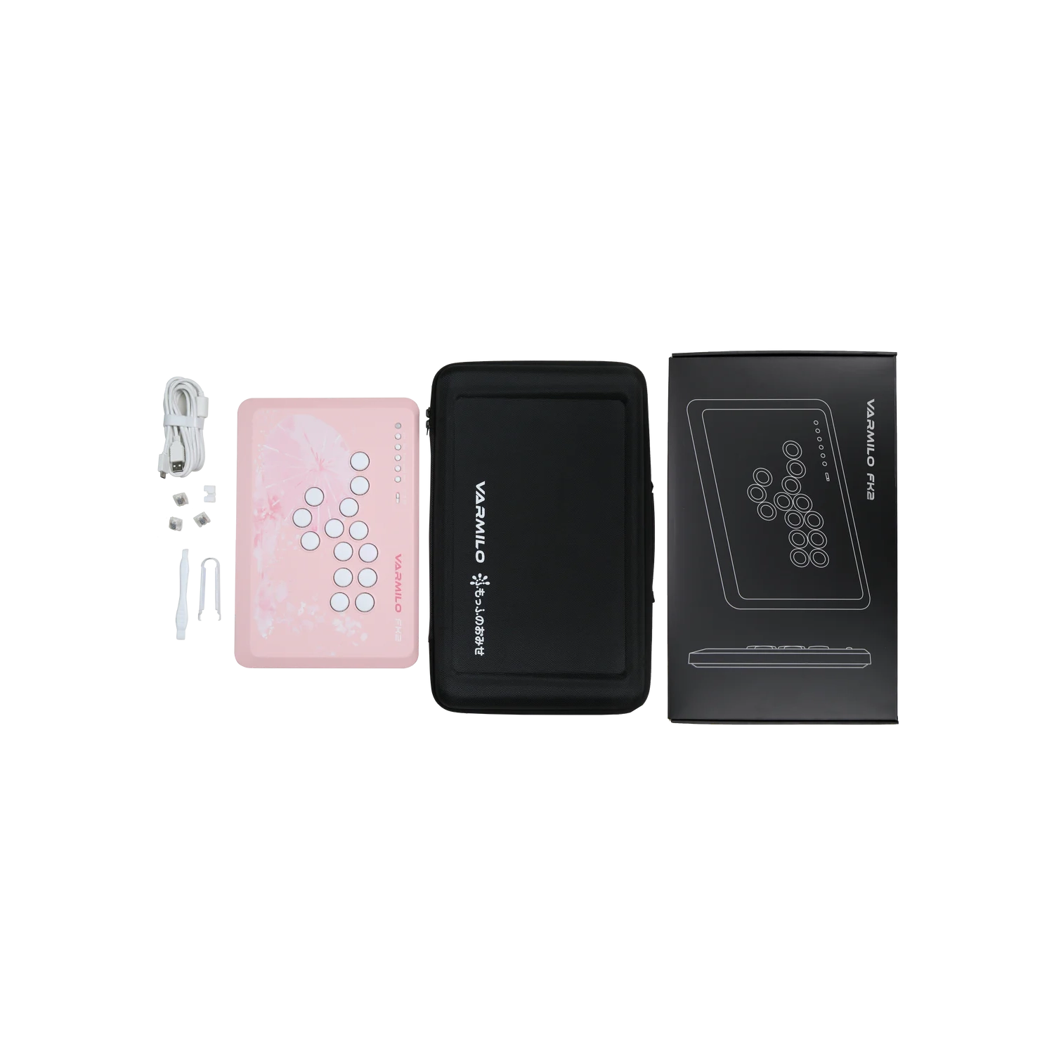 Varmilo FK 2 Fighting Arcade Controller - Sakura