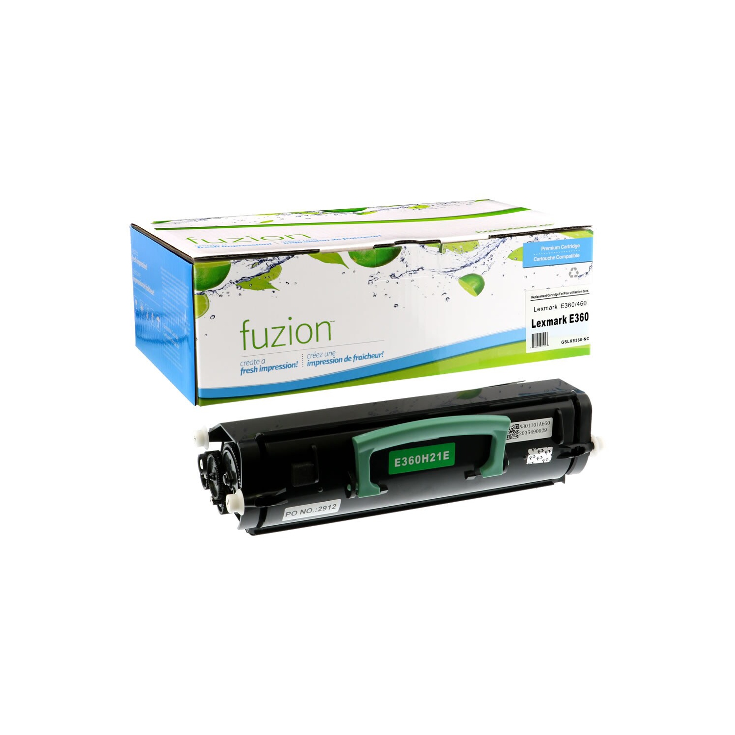 FUZION Compatible Lexmark E360H11A Toner High Yield - Black- FREE SHIPPING