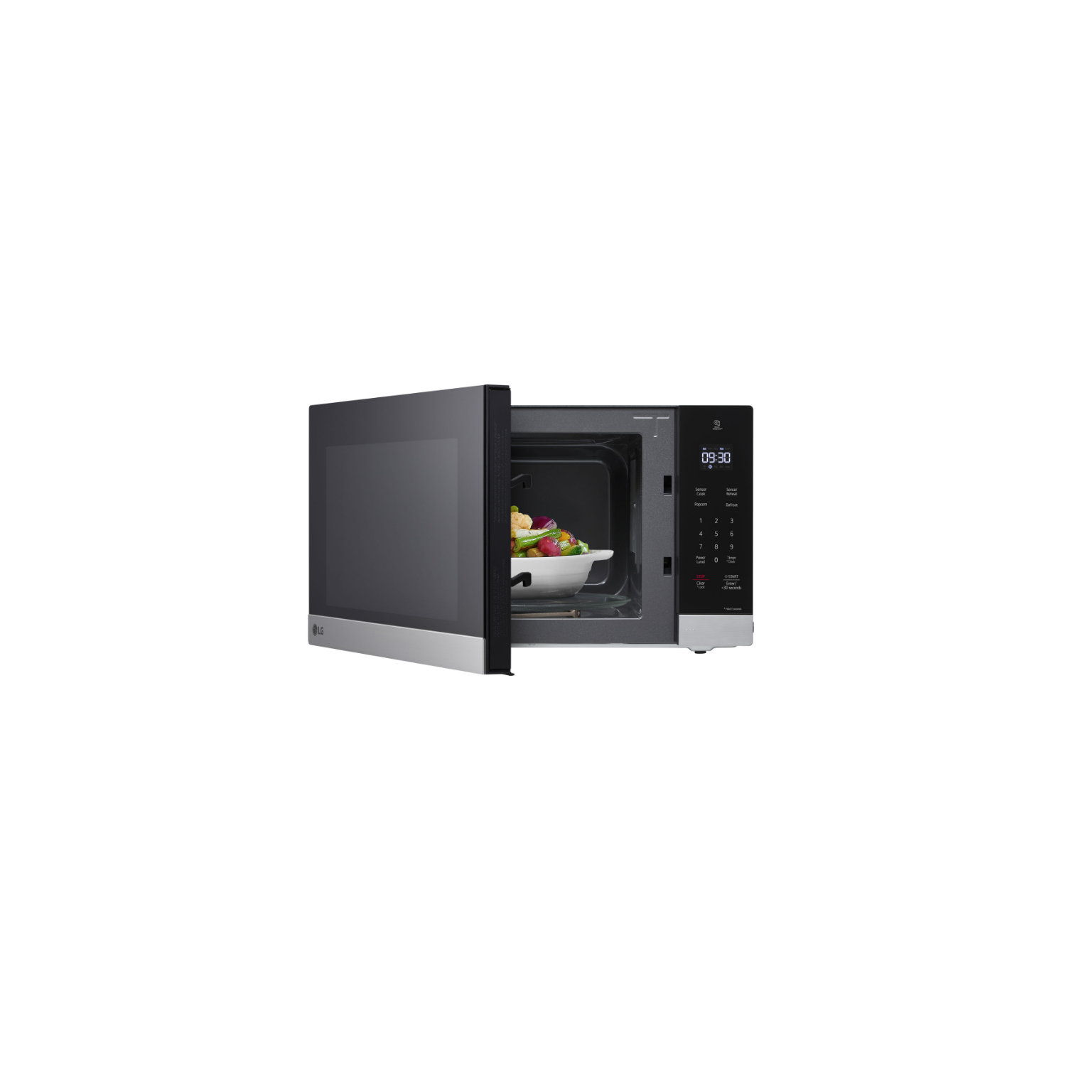 Refurbished - LG MSER0990S 0.9 Cu. Ft. Microwave with Smart Inverter - Stainless Steel