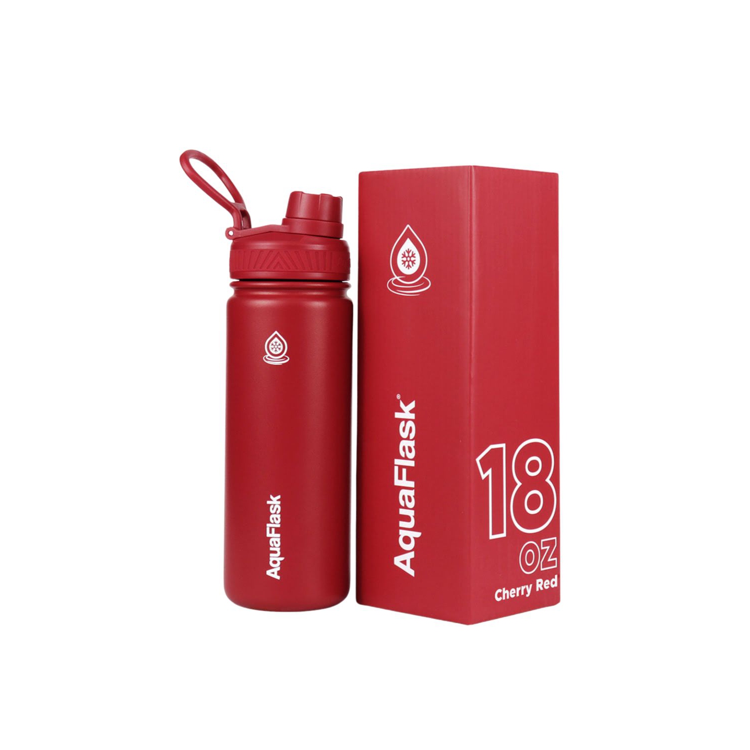 AquaFlask Original Vacuum Insulated Water Bottles 530ml - White