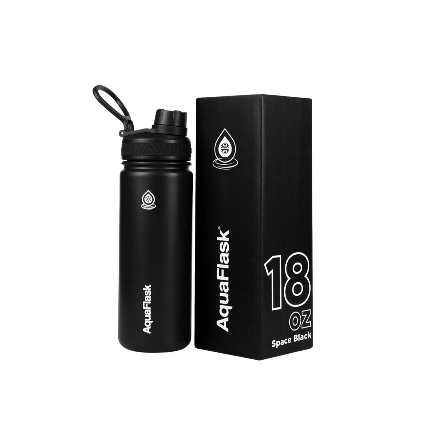 AquaFlask Original Vacuum Insulated Water Bottles 530ml - White