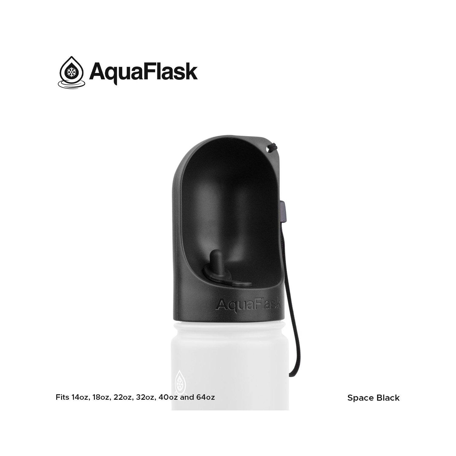 AquaFlask Pet Water Cup - Arctic White