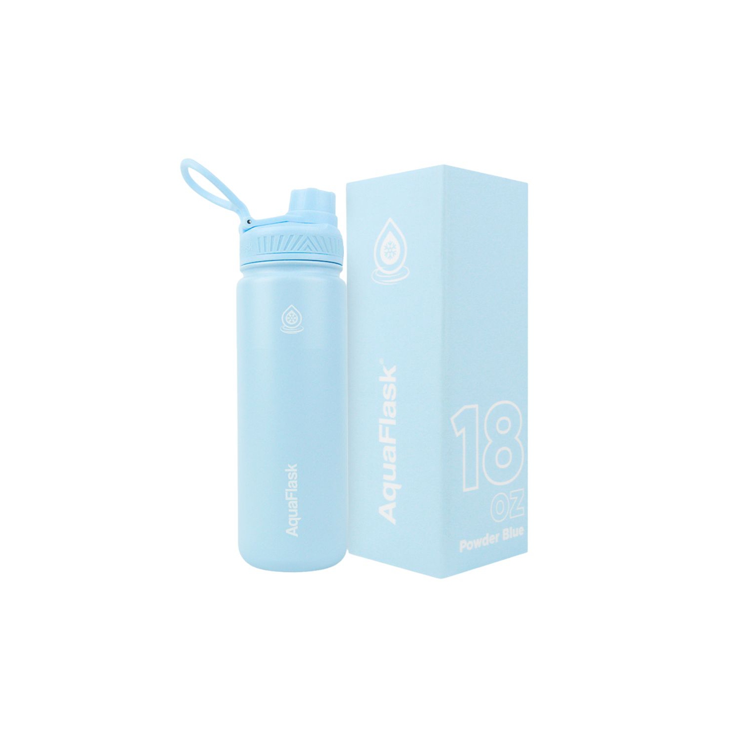 AquaFlask Original Vacuum Insulated Water Bottles 530ml - Black