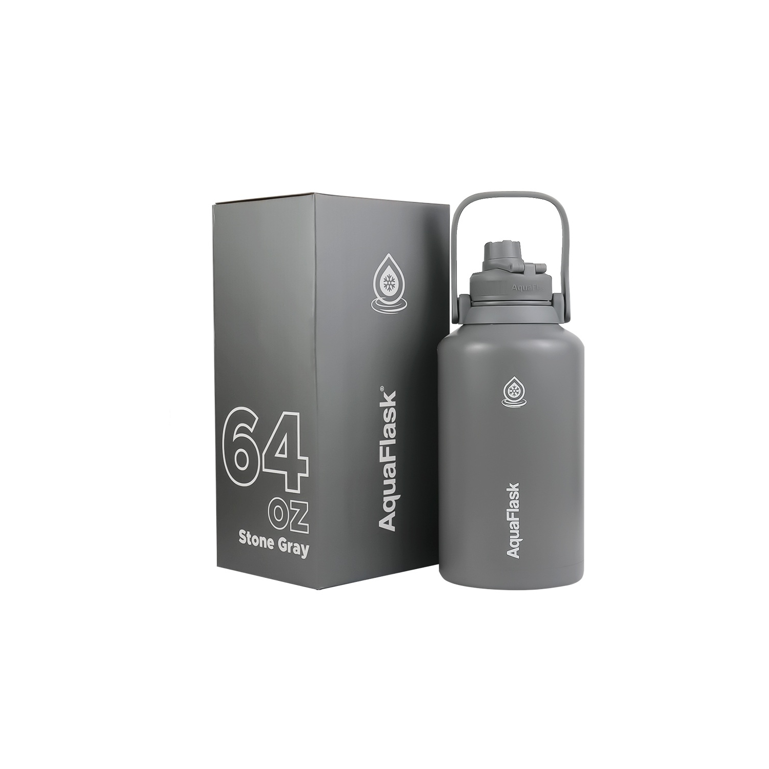 AquaFlask Original Vacuum Insulated Water Bottles 1893ml - Gray