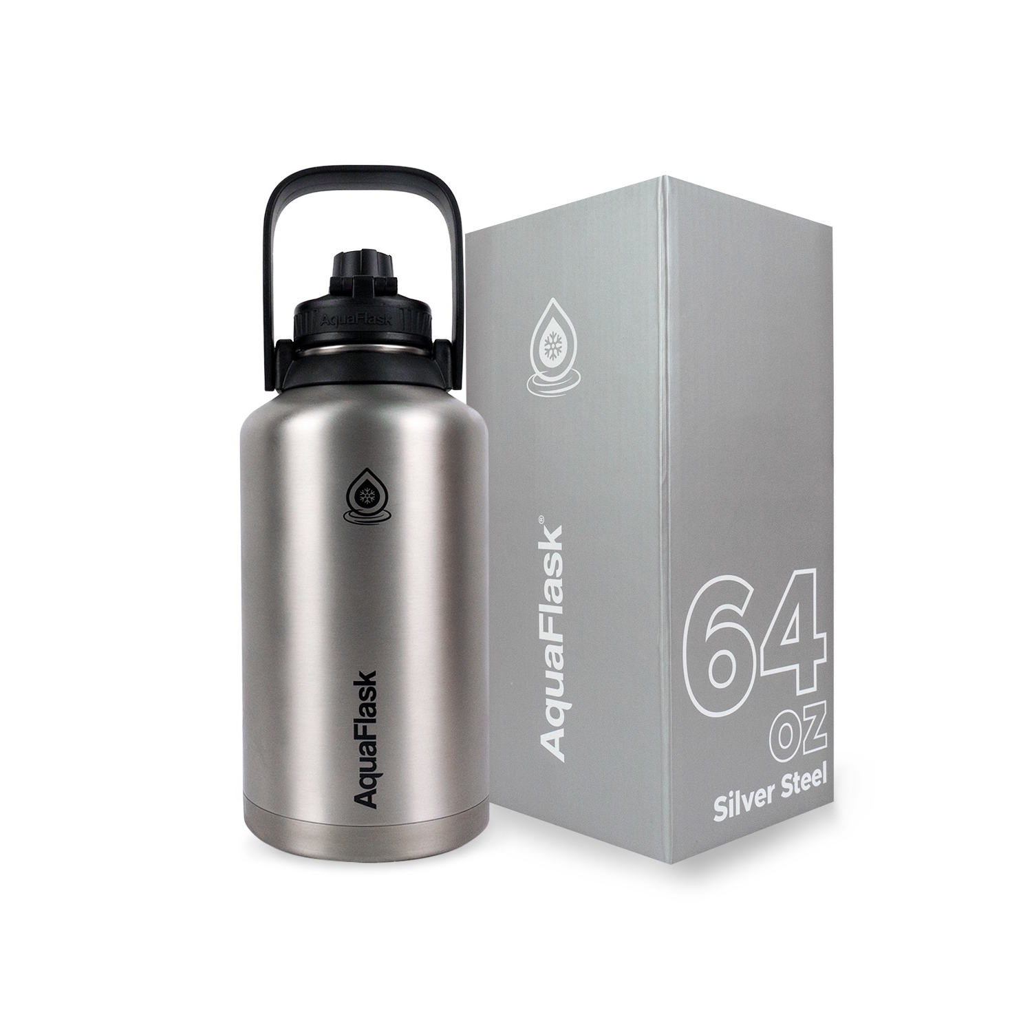 AquaFlask Original Vacuum Insulated Water Bottles 1893ml - Gray