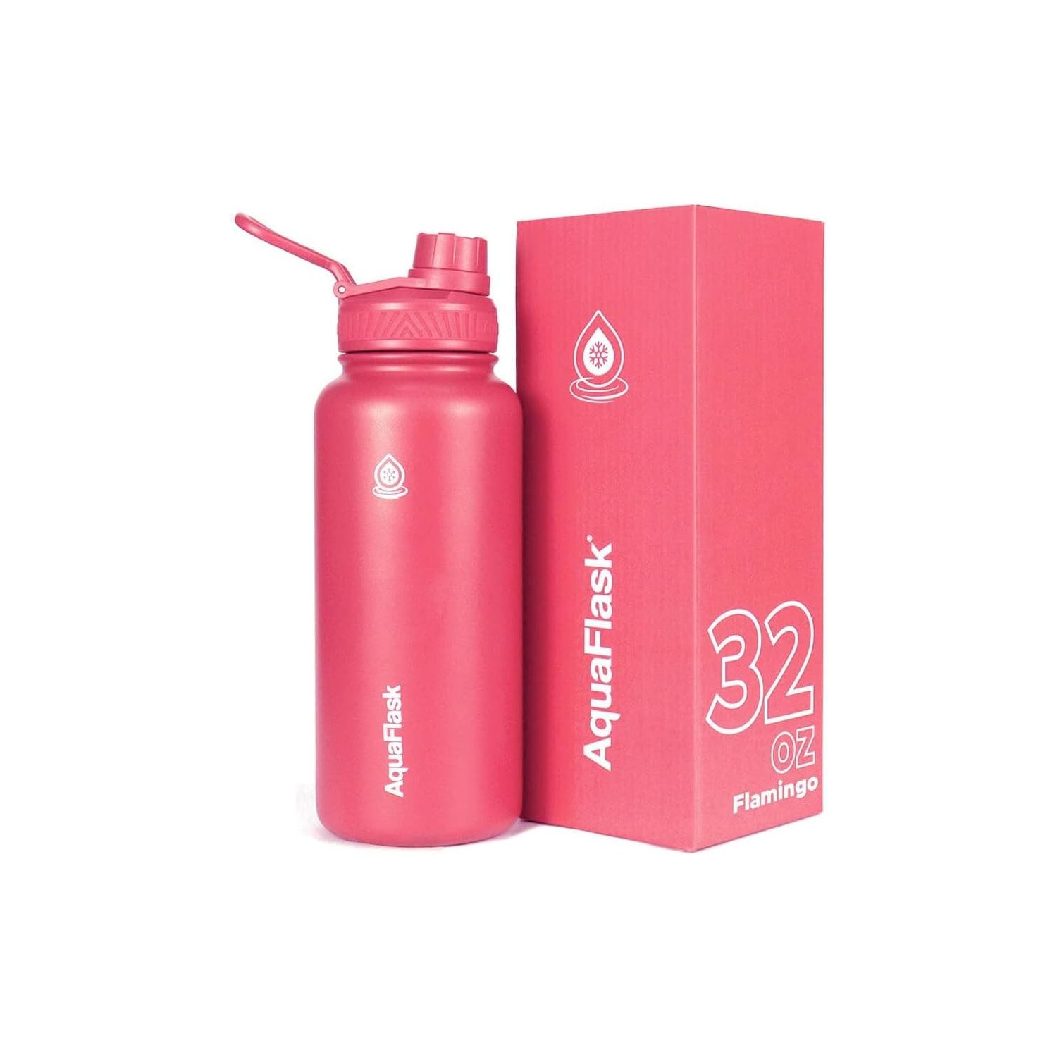 Bouteilles d'eau isothermes AquaFlask Original 935&nbsp;ml - Gris pierre