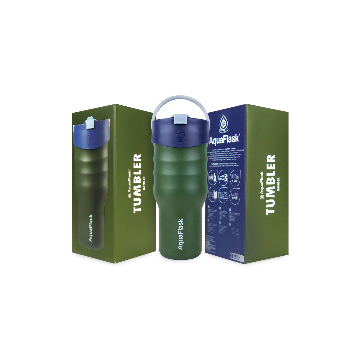 Gobelet à flasque – Tasse de voyage isotherme en acier inoxydable 887&nbsp;ml – Ranger