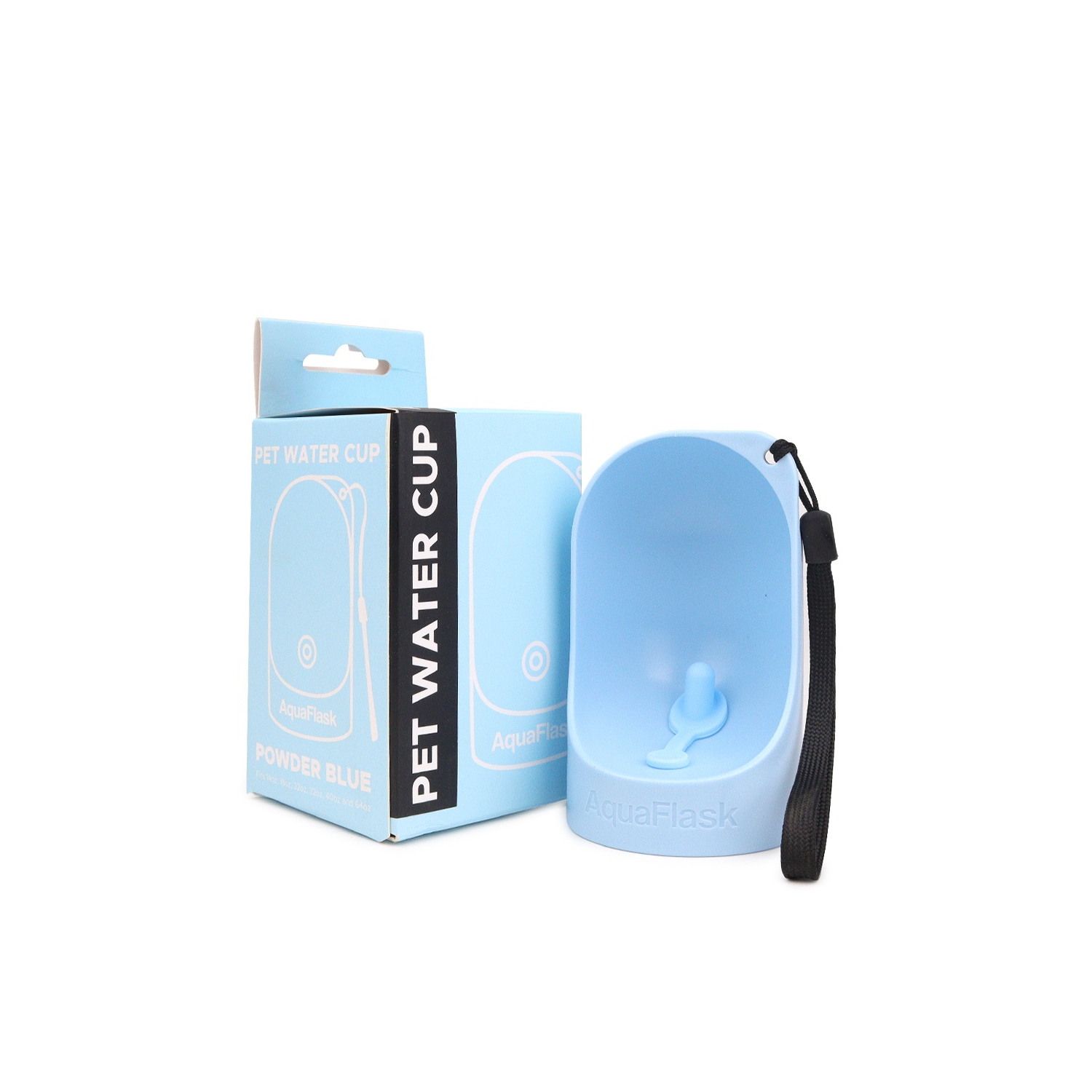 Tasse à eau pour animal de compagnie AquaFlask - Rose flamant