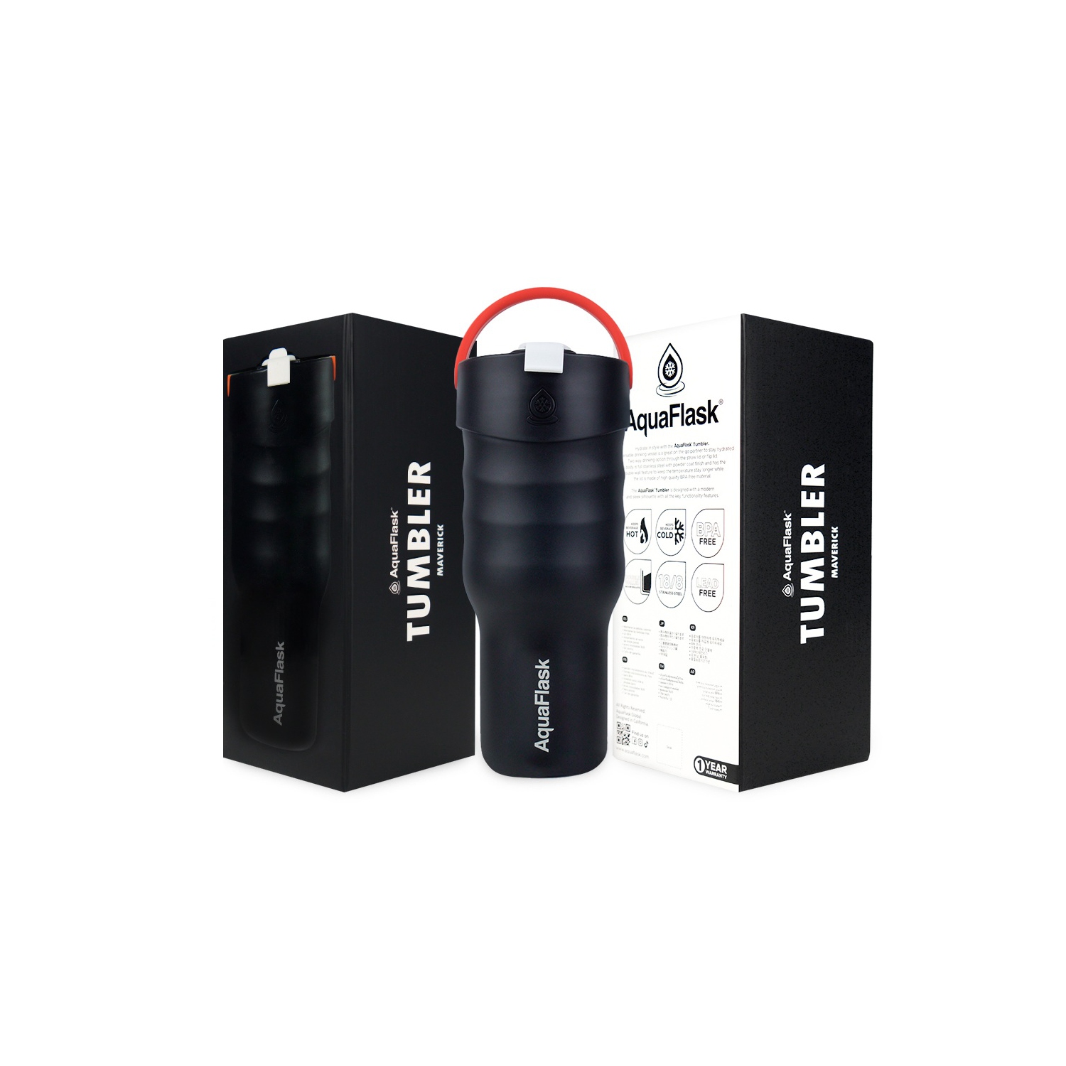 Gobelet à flasque – Tasse de voyage isotherme en acier inoxydable 887&nbsp;ml - Pétale en fleurs