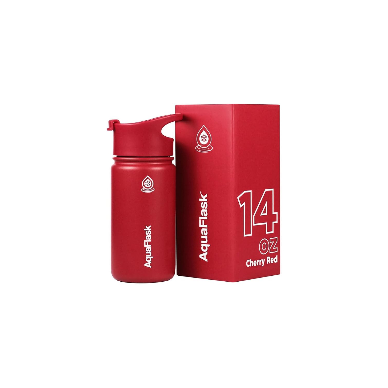 AquaFlask Original Vacuum Insulated Water Bottles 415ml - Cherry Red