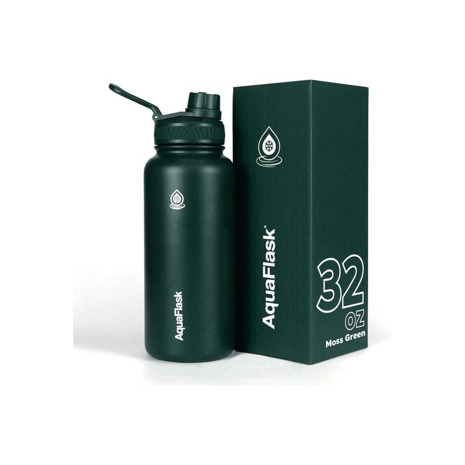 AquaFlask Original Vacuum Insulated Water Bottles 935ml - Arctic White