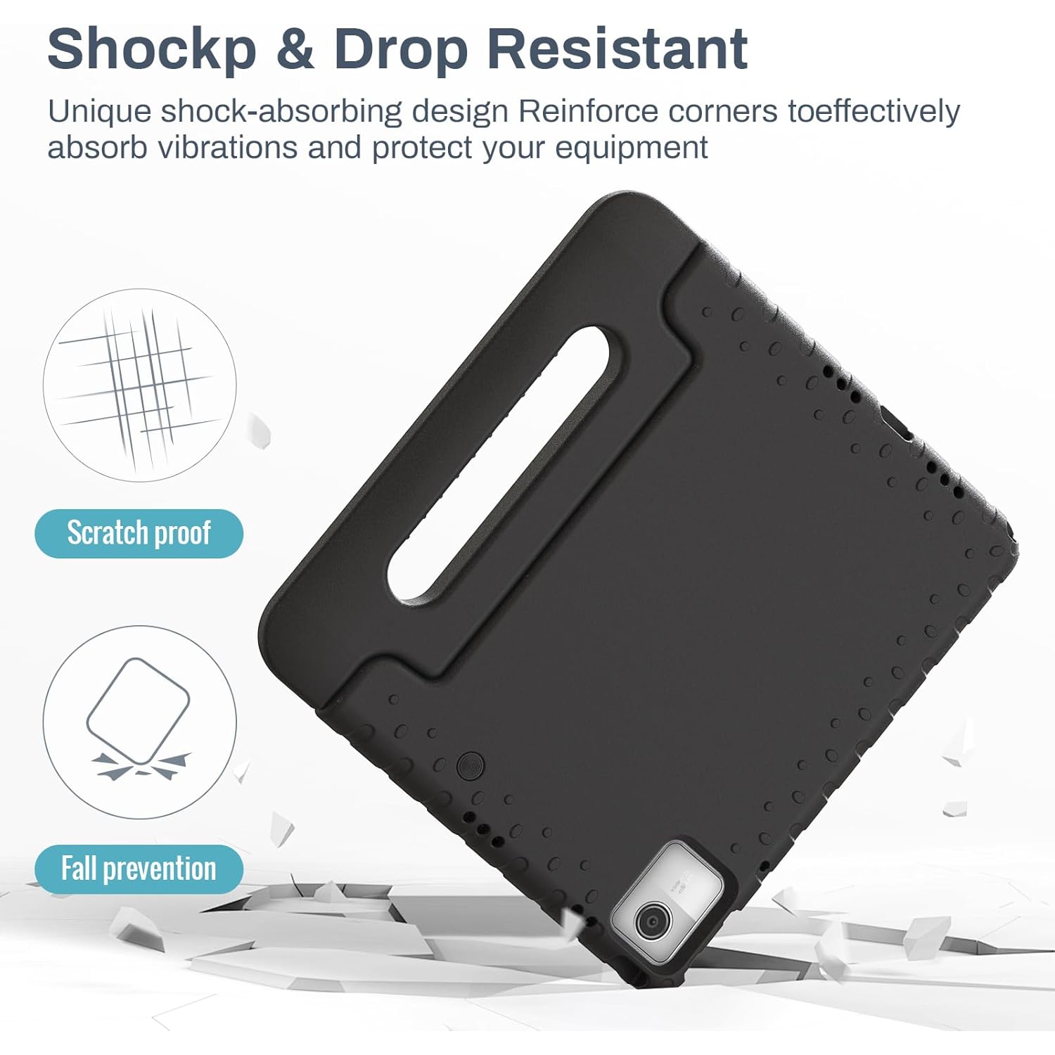 Tablet Case for Lenovo Tab M11 with Adjustable and Foldable Handle Stand,