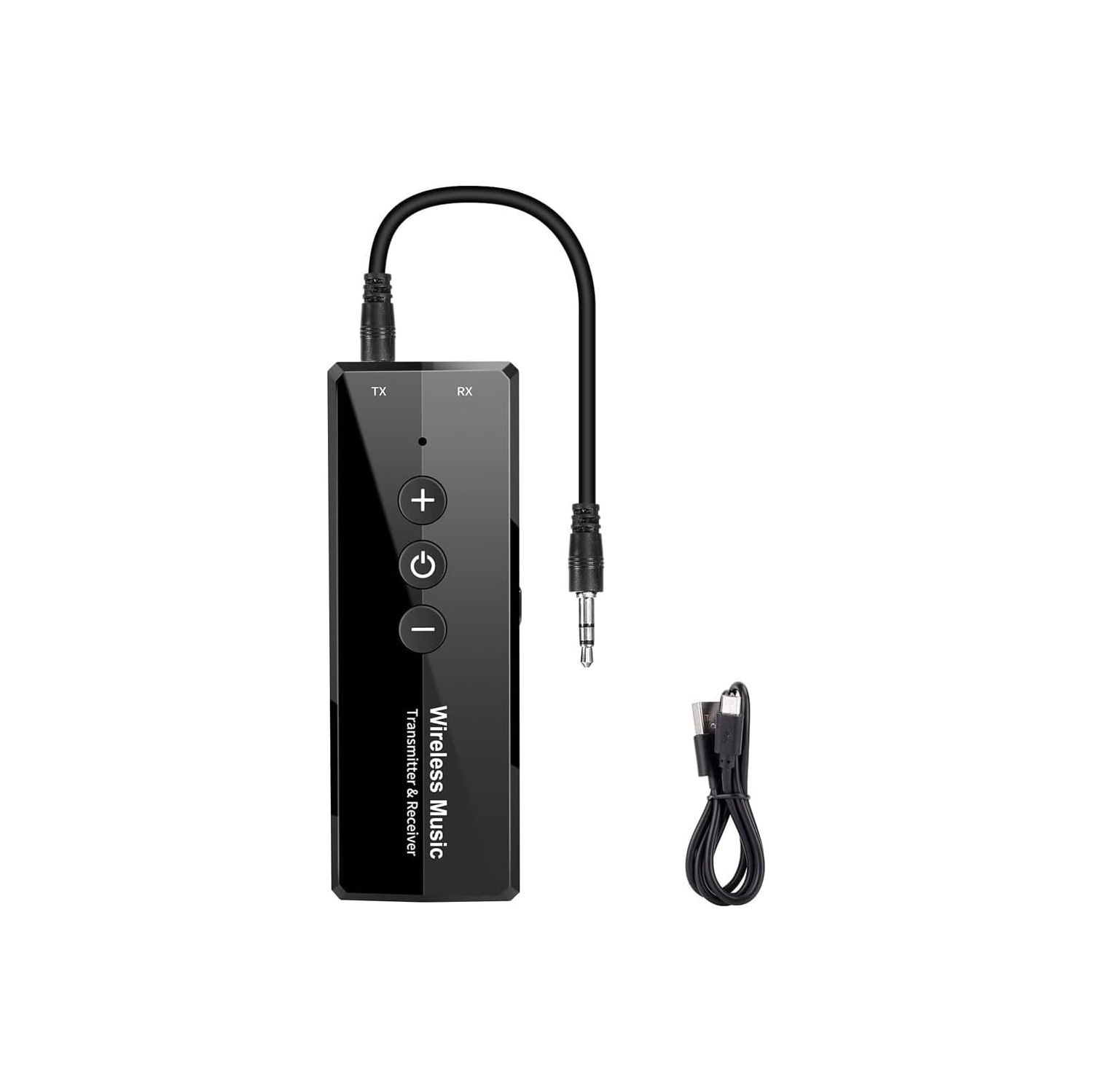 Bluetooth 5.3 Transmitter 3-in-1, Portable Wireless Bluetooth Adapter, Rechargeable Bluetooth Transmitter