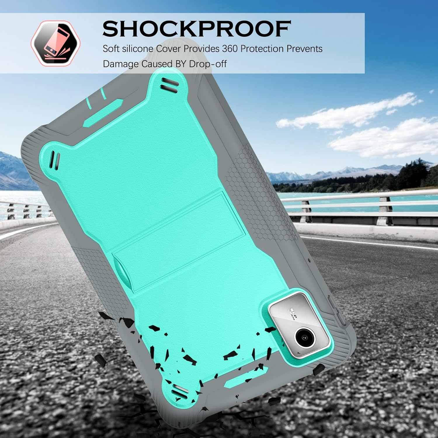 for Lenovo Tab M11 Case with Kickstand 3 in 1 Hybrid PC Rubber Heavy Duty Shockproof Full Body Protection Tablet