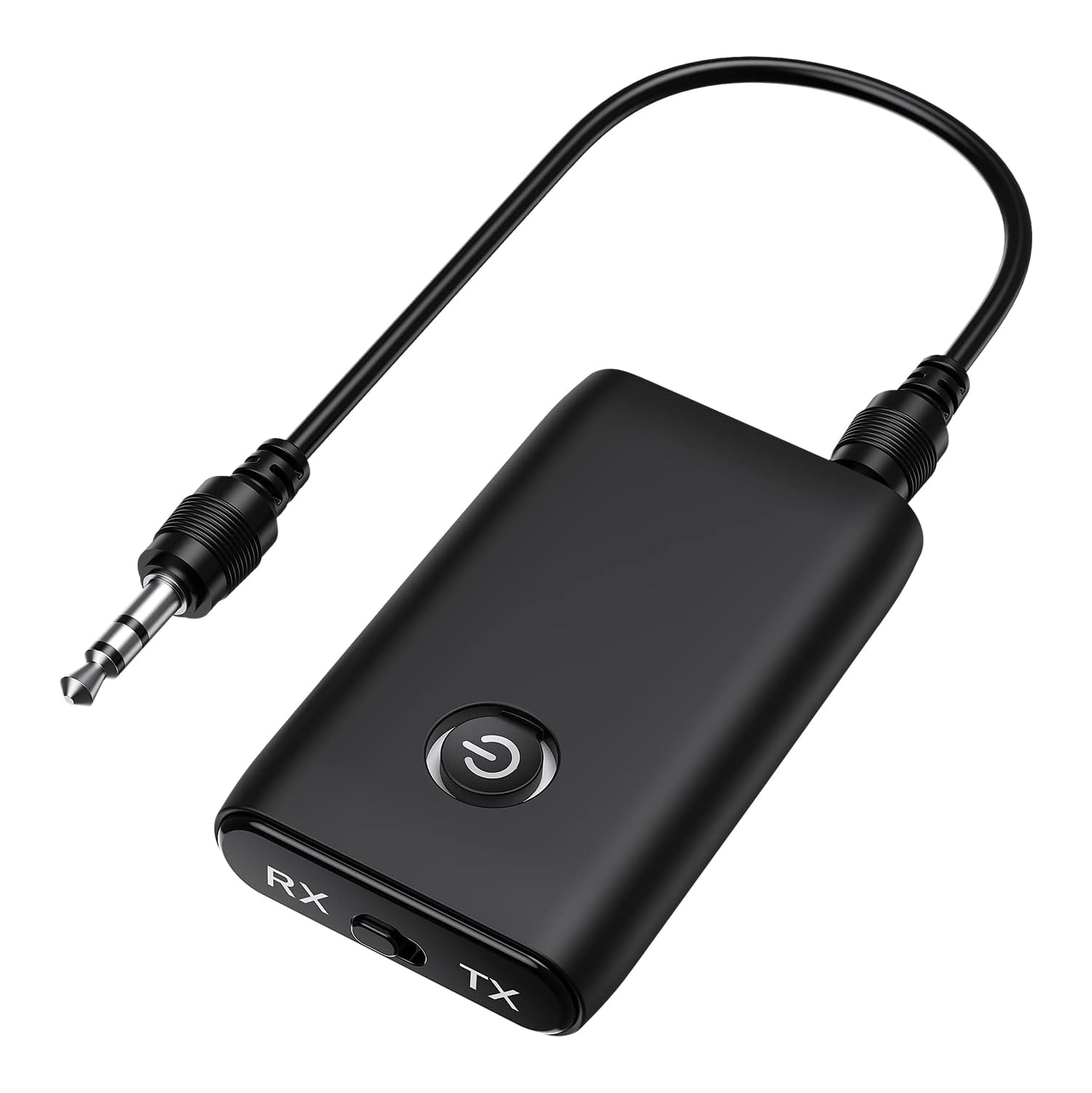 Adaptateur Bluetooth auxiliaire pour l'auto, émetteur-récepteur Bluetooth 2-en-1, adaptateur Bluetooth 5,0 pour l'auto, appels mains libres