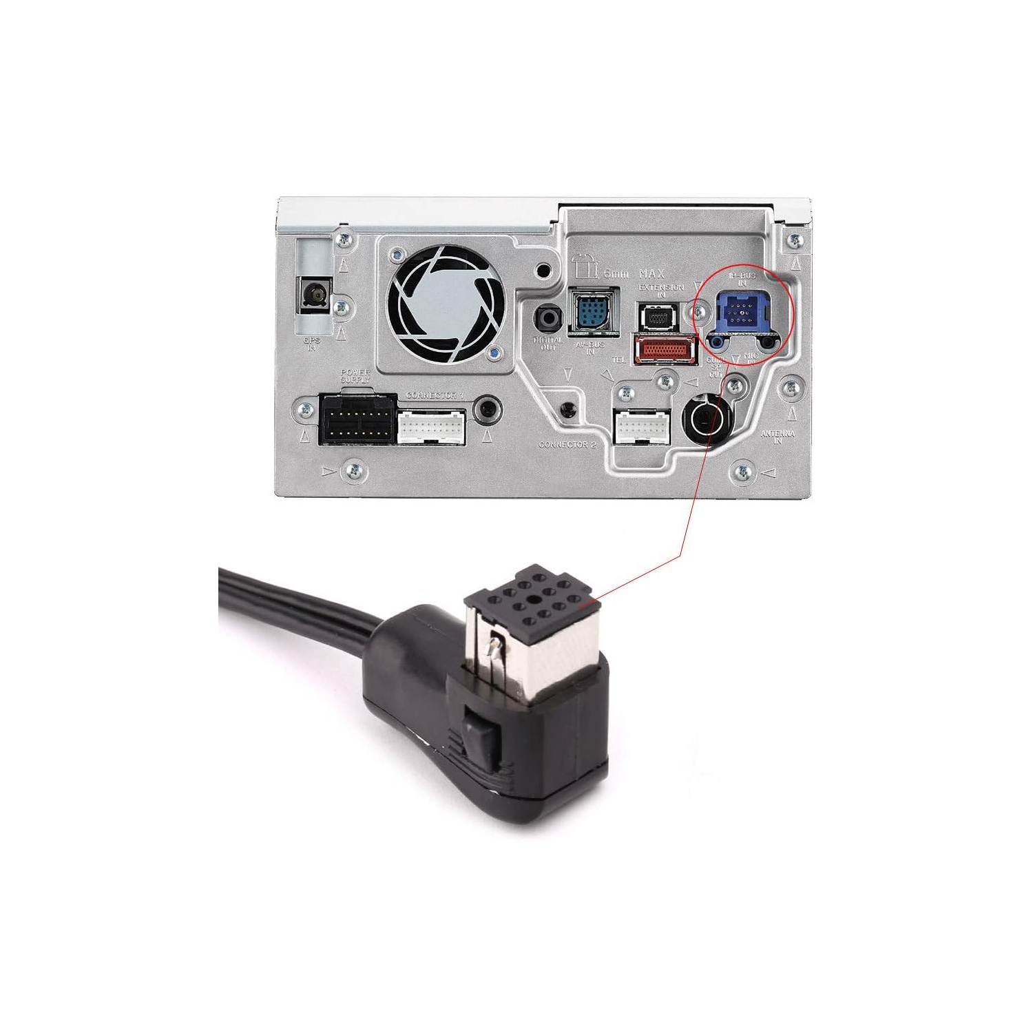 Module Bluetooth 5,0, câble adaptateur auxiliaire 11 broches IP-Bus pour récepteur audio Pioneer DEH-P88RS