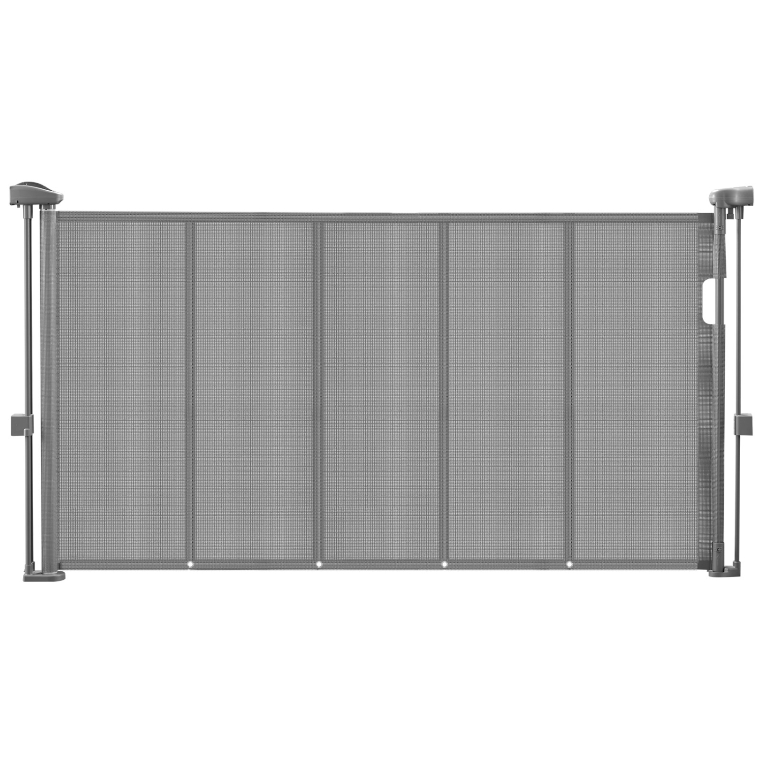 VEVOR 34 inch Tall Retractable Baby Gate, Extends up to 55 inch Wide, Retractable Gate for Kids or Pets, Mesh Material, Easy to Install for Indoor