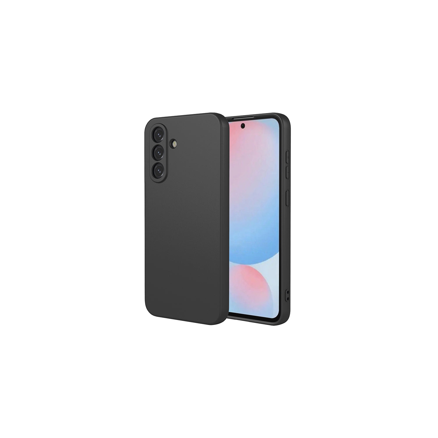 Étui souple noir mat de PANDACO pour Galaxy A56 de Samsung