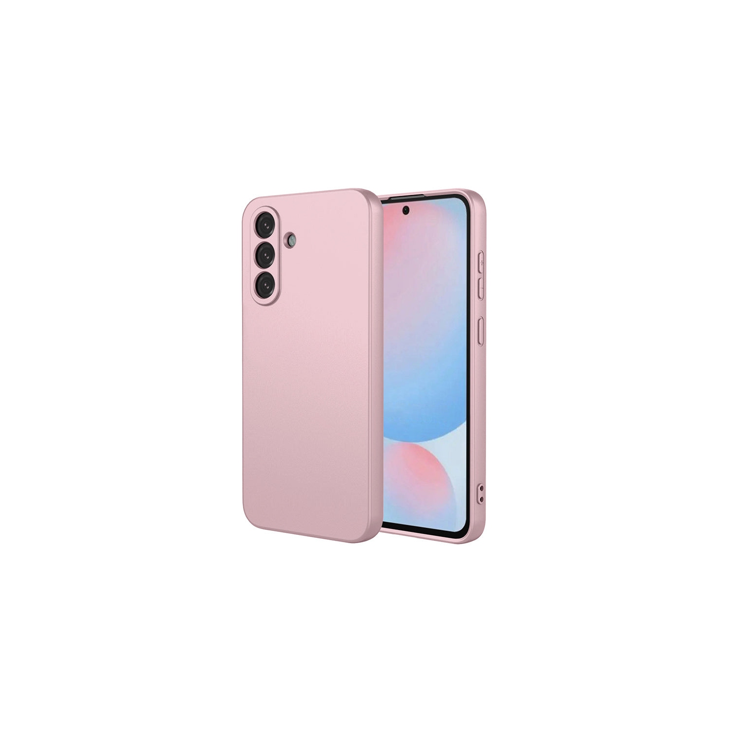 PANDACO Soft Shell Matte Pink Case for Samsung Galaxy A36