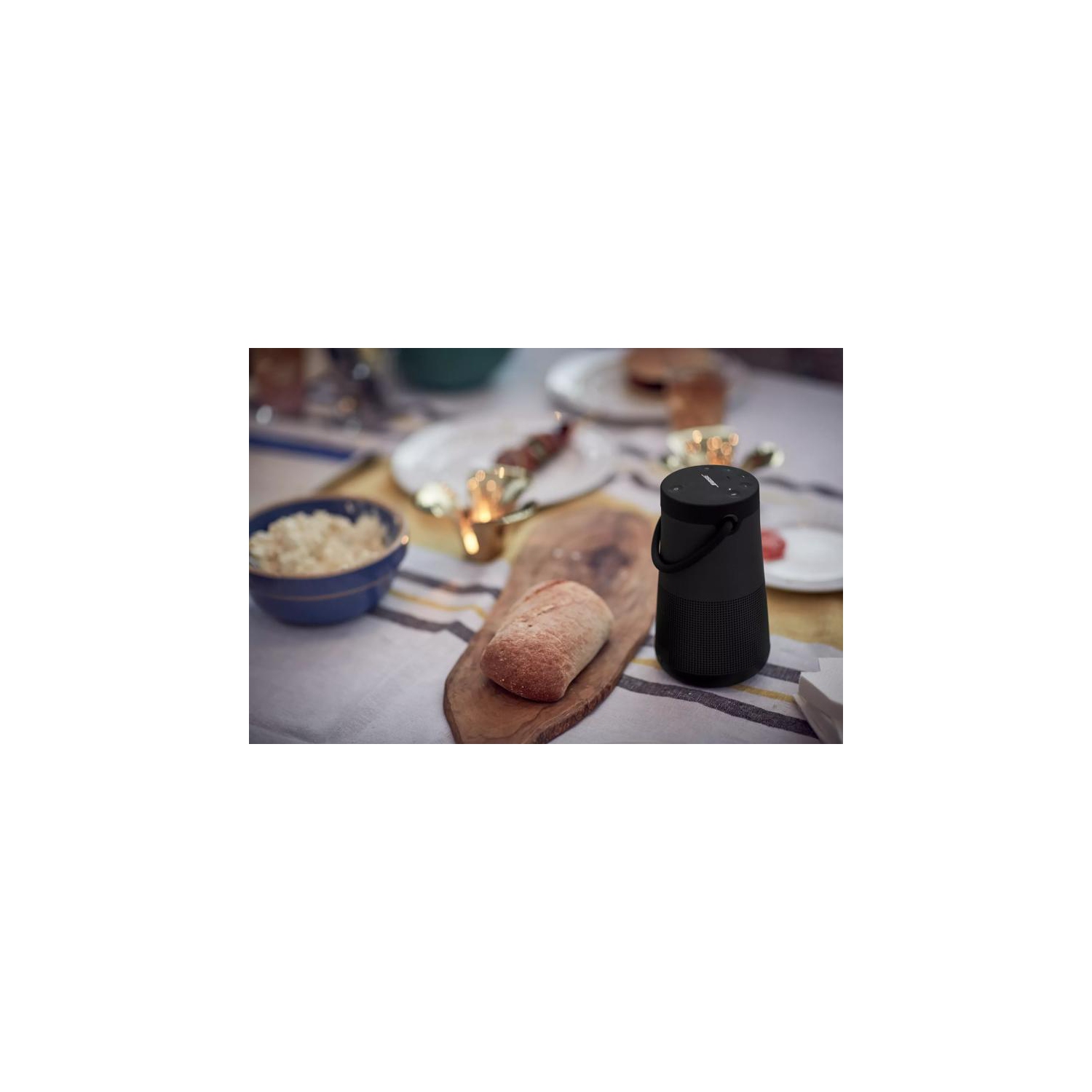 Haut-parleur Bluetooth SoundLink Revolve+ de Bose, haut-parleur portatif avec microphone, sans fil et résistant à l'eau avec son à 360 degrés,