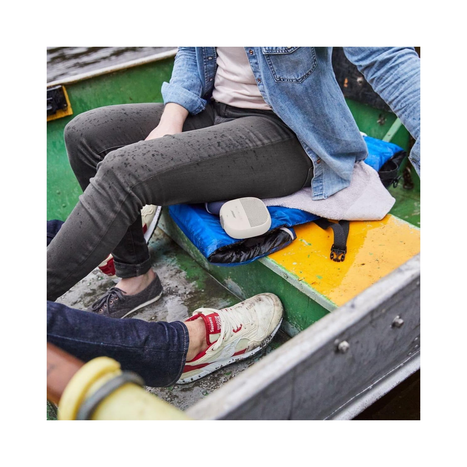 Bose SoundLink Micro Portable Bluetooth Speaker with Waterproof Design - White Smoke