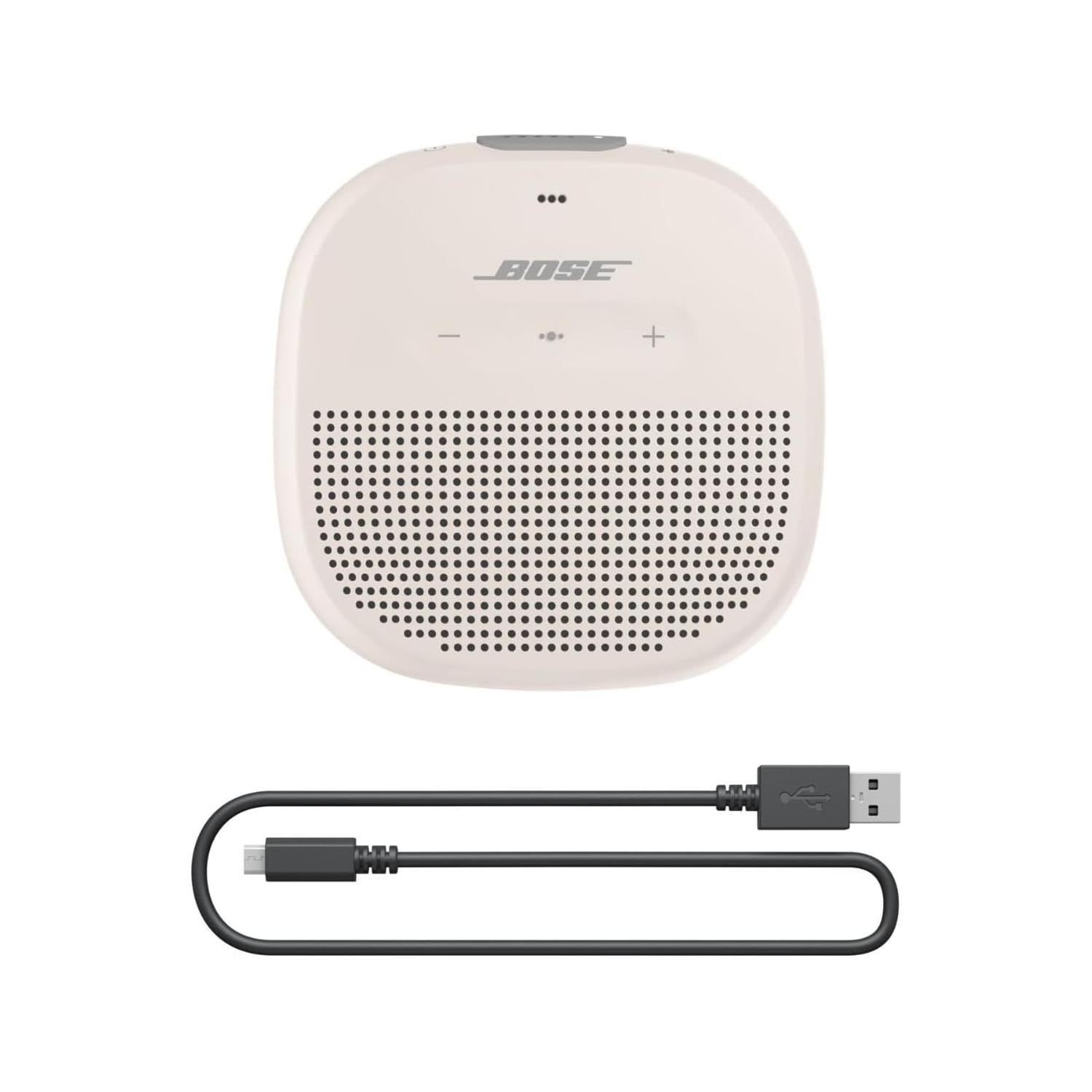 Bose SoundLink Micro Portable Bluetooth Speaker with Waterproof Design - White Smoke