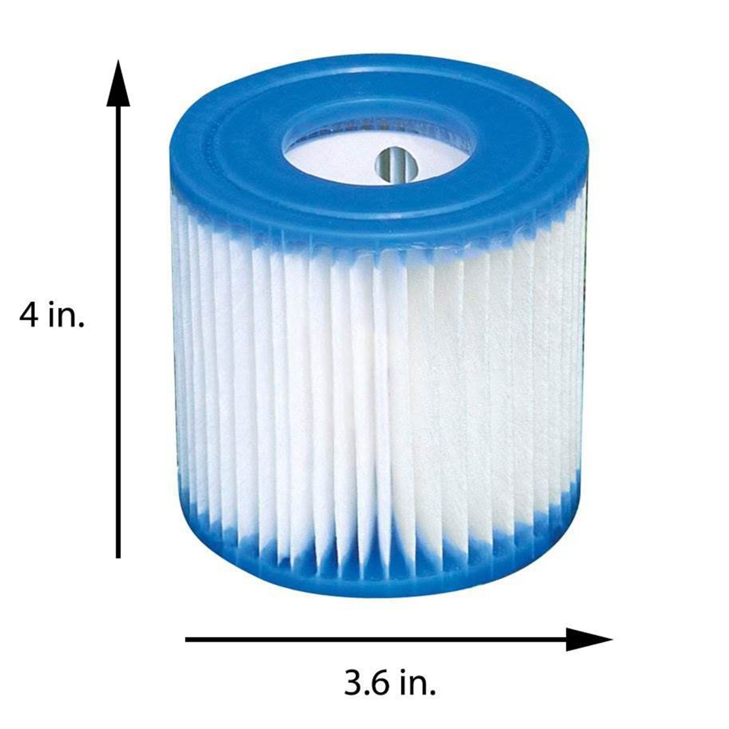 Ensemble de piscine extérieure à cadre en métal avec couvercle et cartouche filtrante de type H D'INTEX