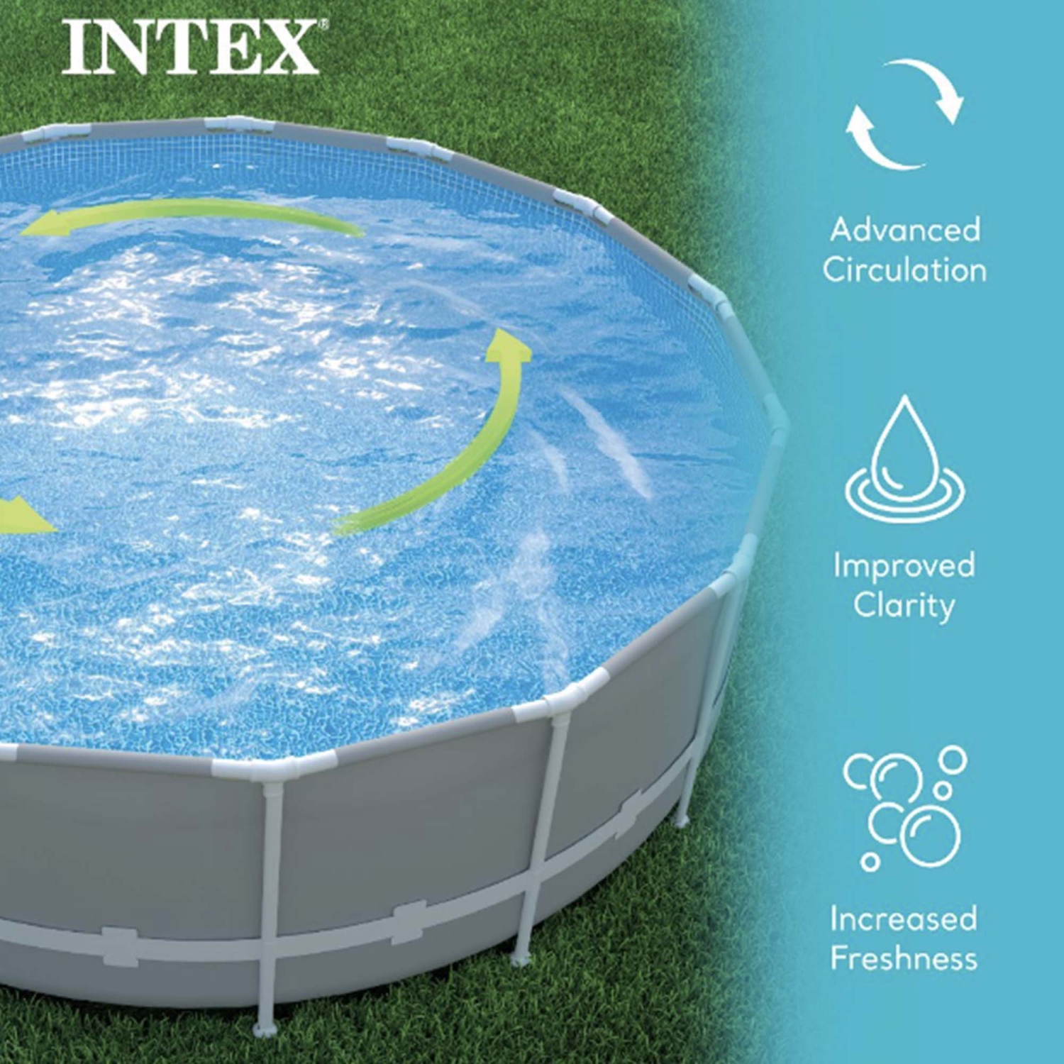 Intex Krystal Clear 2100GPH Sand Filter Pump & OptiFlow Premium Pool Filter Sand