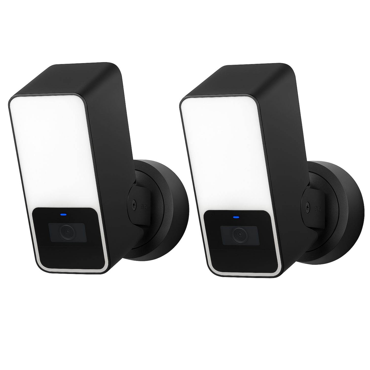 Eve Outdoor Cam – Secure floodlight Camera, 1080p, Night Vision, Wi-Fi (2.4 GHz), Motion Sensor, Two-Way Communication, Flexible & Easy Installation