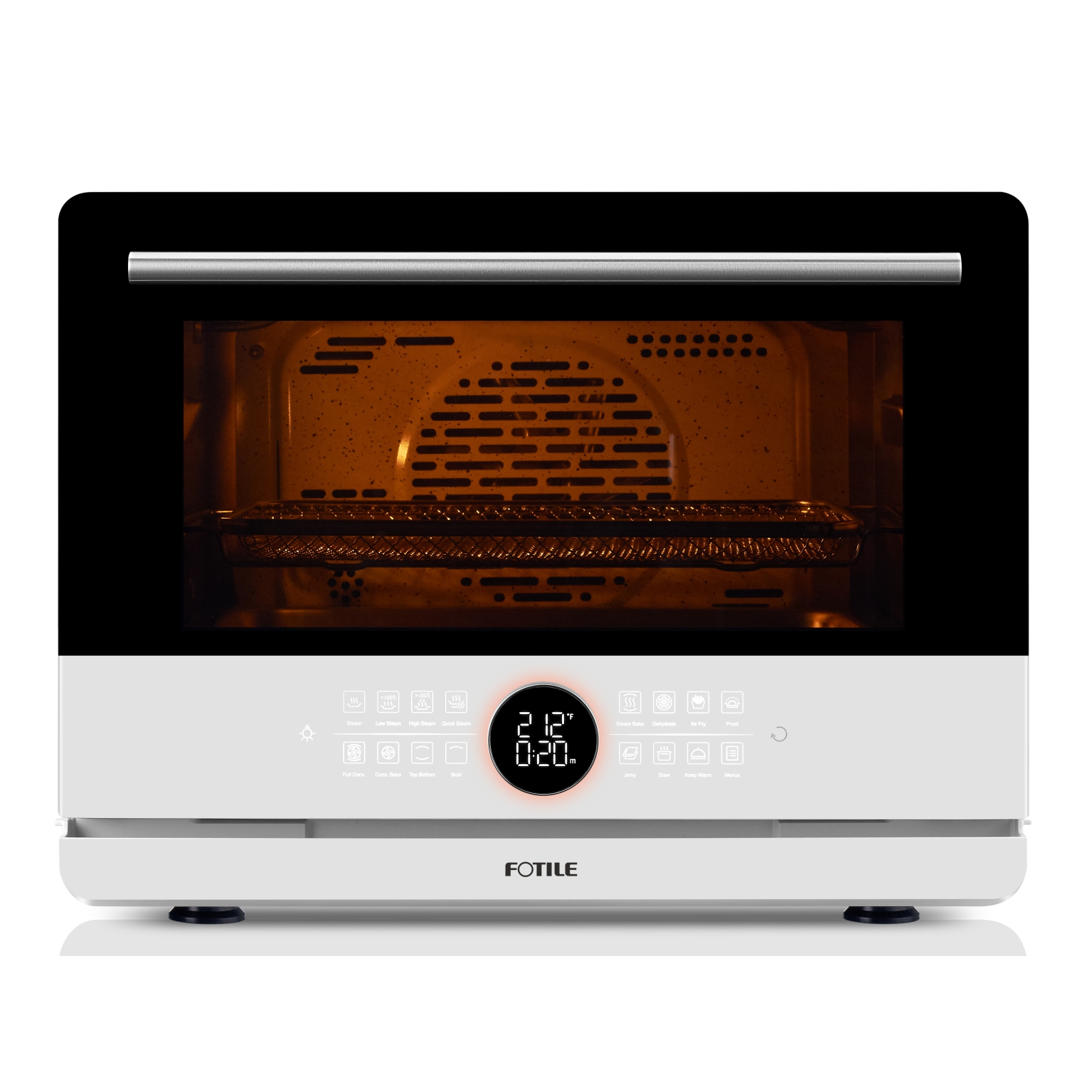 FOTILE ChefCubii HYZK32-E3 | 4-in-1 Countertop Combi Oven | Bake | Steam | Dehydrate | Air Fry | Steam Self-Clean