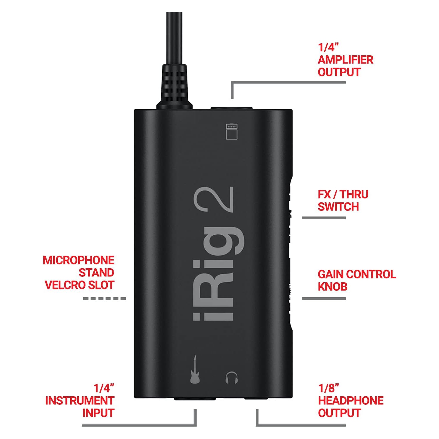IK Multimedia IRIG2 Guitar Interface Adaptor