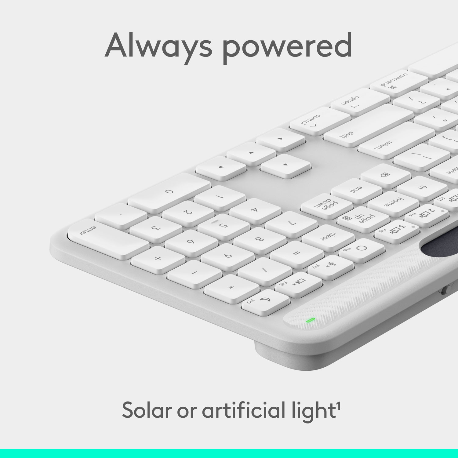 Clavier Bluetooth Signature Slim Solar+ K980 de Logitech pour Mac - Blanc cassé - Anglais - Exclusivité de Best Buy