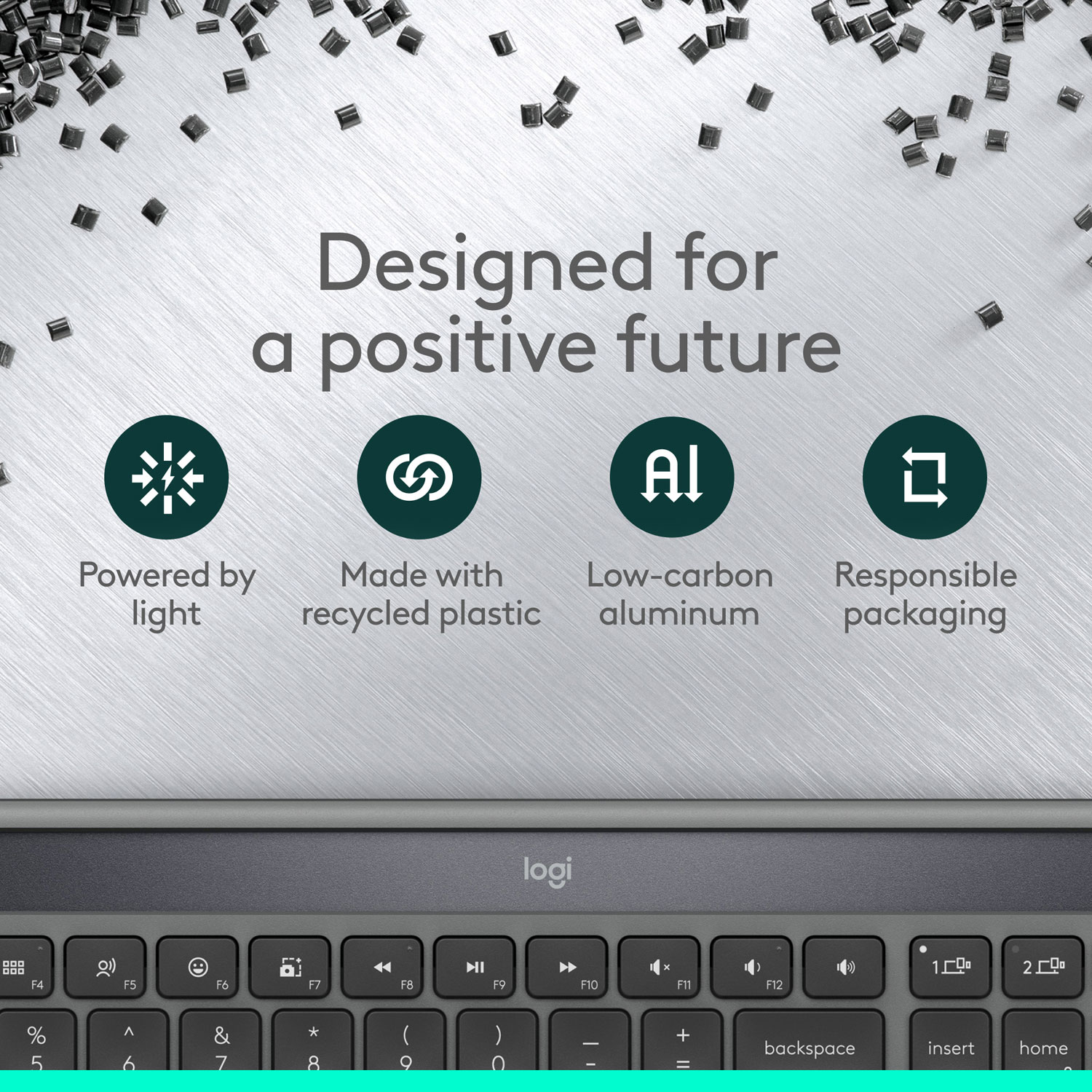 Clavier Bluetooth Signature Slim Solar+ K980 de Logitech - Anthracite - Anglais - Exclusivité Best Buy