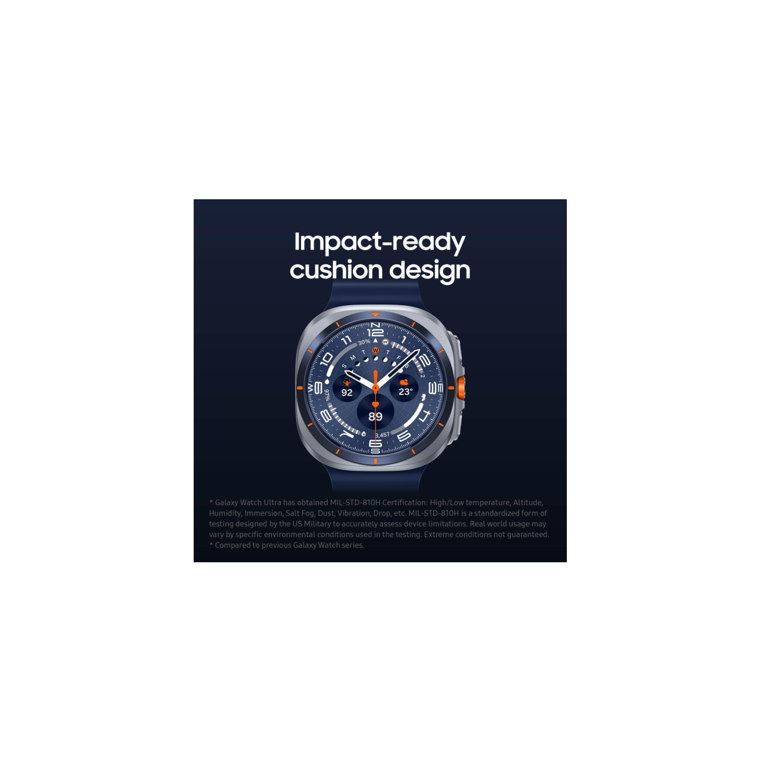 Samsung Galaxy Watch Ultra Smartwatch - 2025 Version, 47mm, Titanium Gray, LTE - Durable Titanium Casing, Cushion Design, Quick Button, AI-Powered