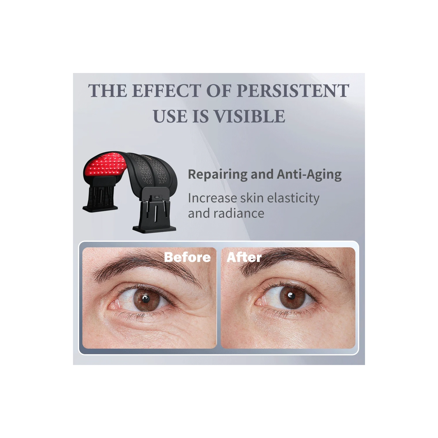 Red-Light-Therapy-Mask, Led Light Therapy for Face, 5 Colors Led Face Mask Face Lift Anti Wrinkle Beauty Machine, Facial Neck Body Hand Therapy Light