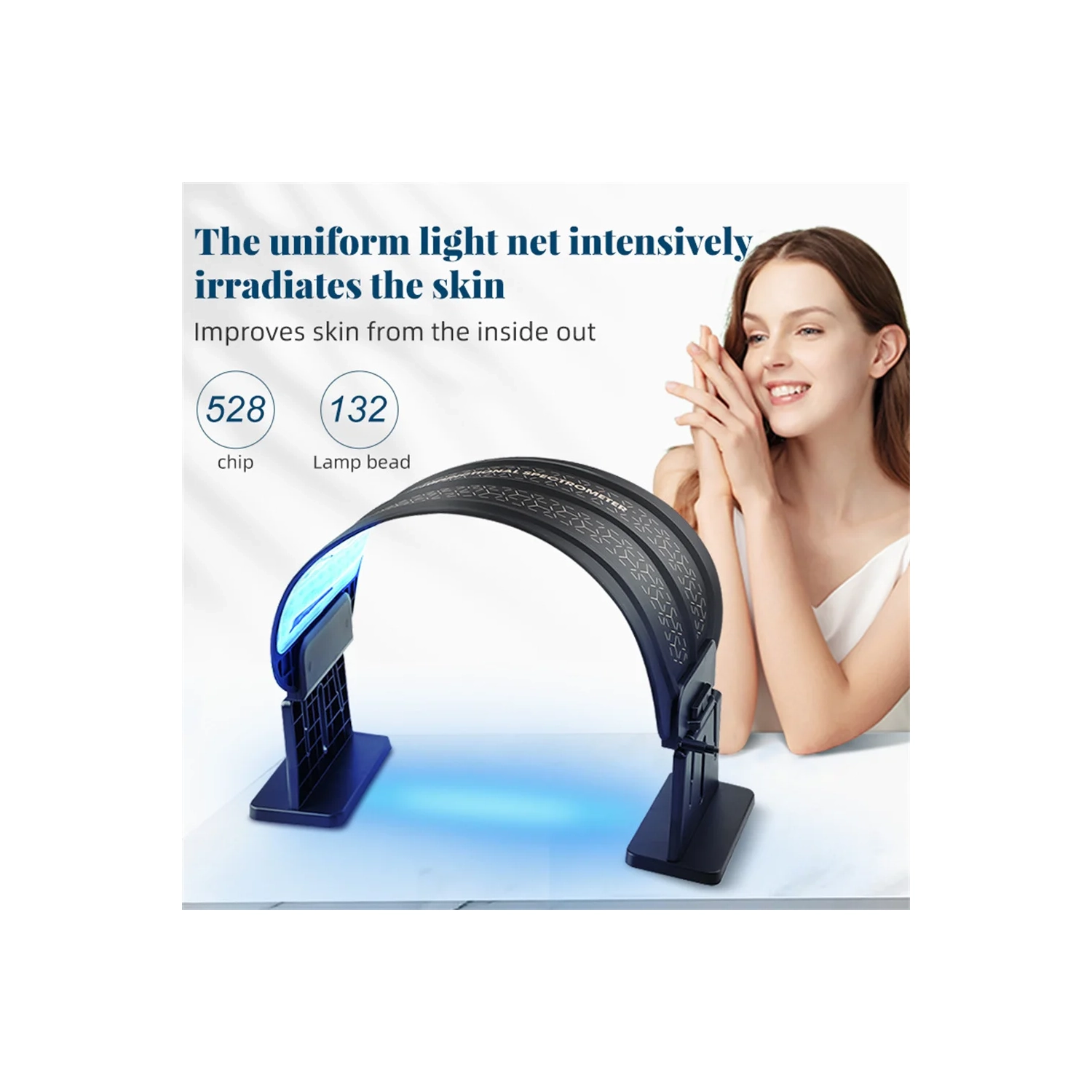 Red-Light-Therapy-Mask, Led Light Therapy for Face, 5 Colors Led Face Mask Face Lift Anti Wrinkle Beauty Machine, Facial Neck Body Hand Therapy Light