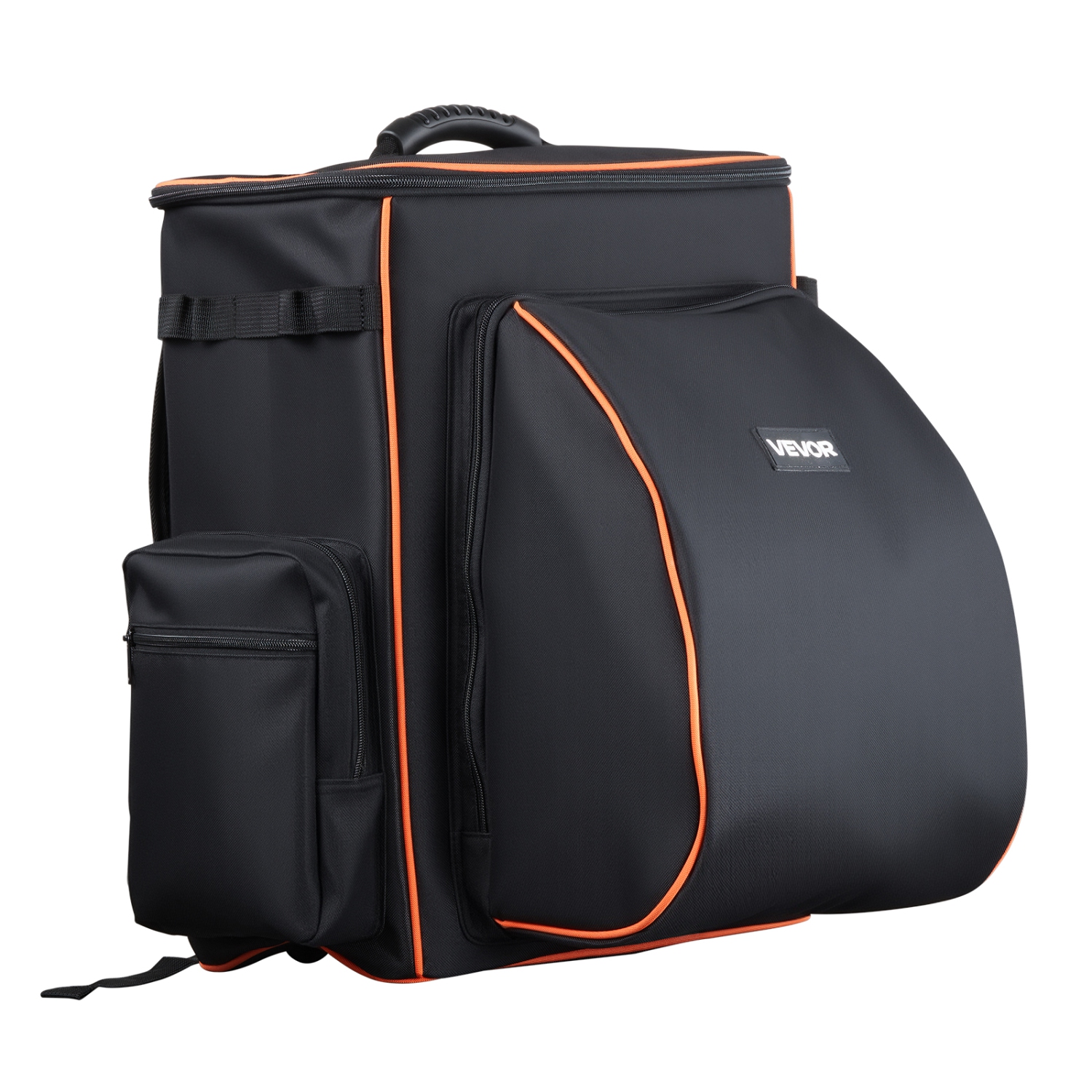 VEVOR 35.6L Welding Backpack, Welder Backpack for Tools and Helmet, 600D Polyester Extreme Gear Pack with Helmet Catch Bag, Multi-Purpose Gear