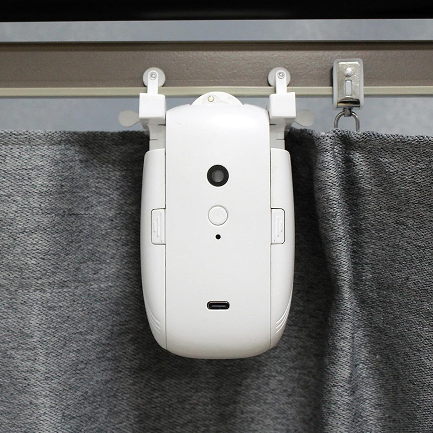 Automatic curtain opener with remote control, single TU, simple operation, convenient and fast