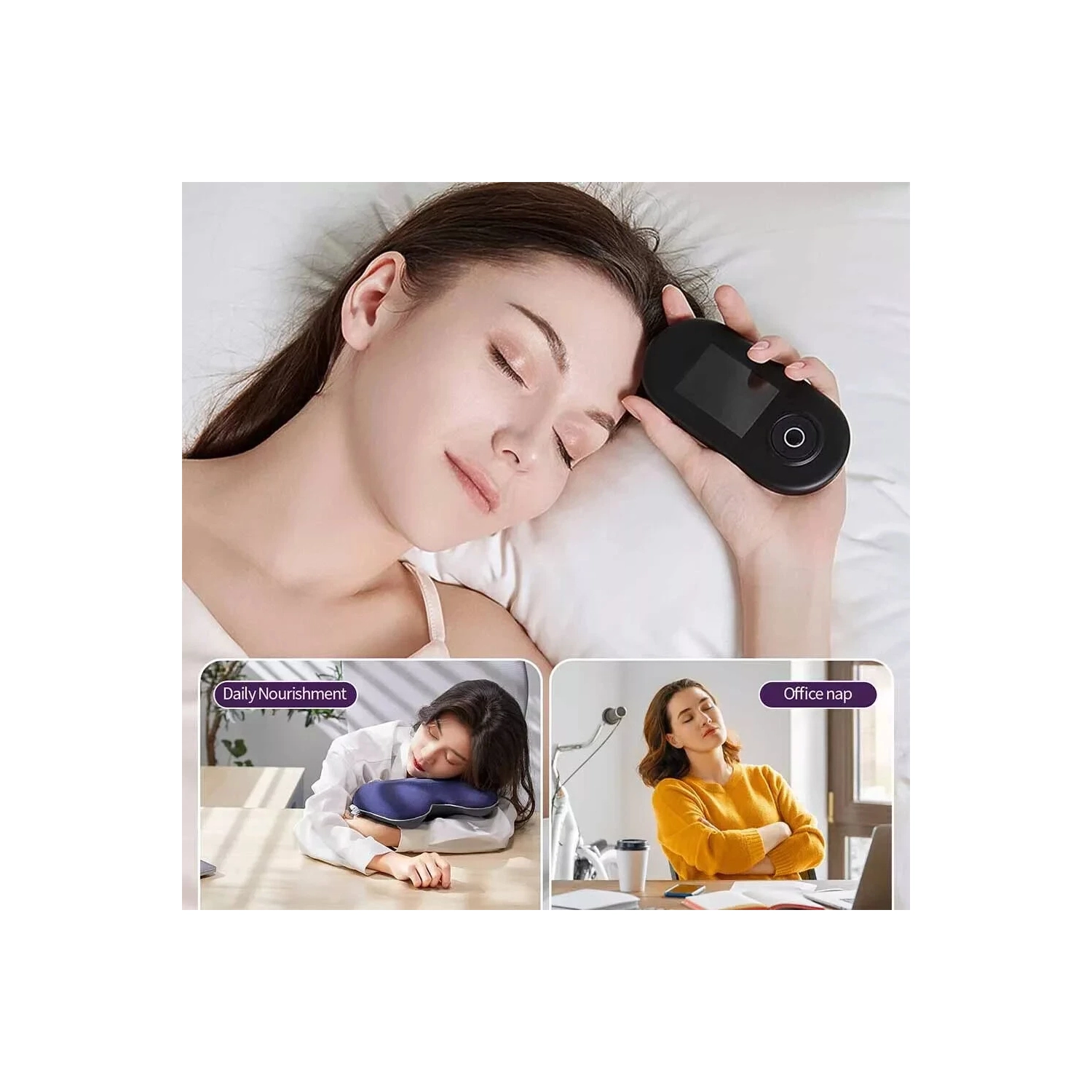 Appareil thérapeutique avancé d'aide au sommeil avec technologie de pince auriculaire à stimulation vagus Nerve pour soulager l'insomnie et relaxer