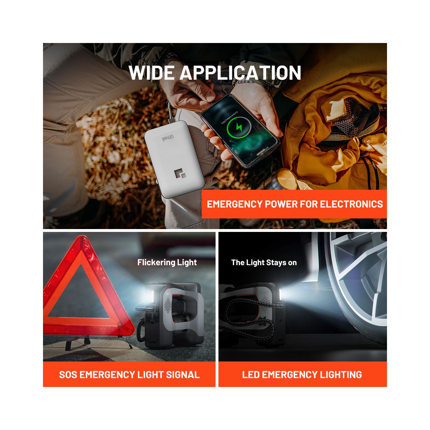 Litheli Portable Battery Powered Air Compressor, 150PSI Cordless Tire Inflator with 20V Rechargeable Battery, Digital Gauge for Car, Bike, Motorcycle