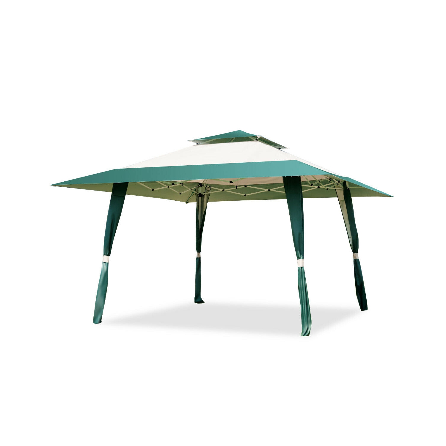 Gymax Patio Outdoor Heavy Duty 13'x13' Folding Canopy Shelter Awning Tent Gazebo Companion