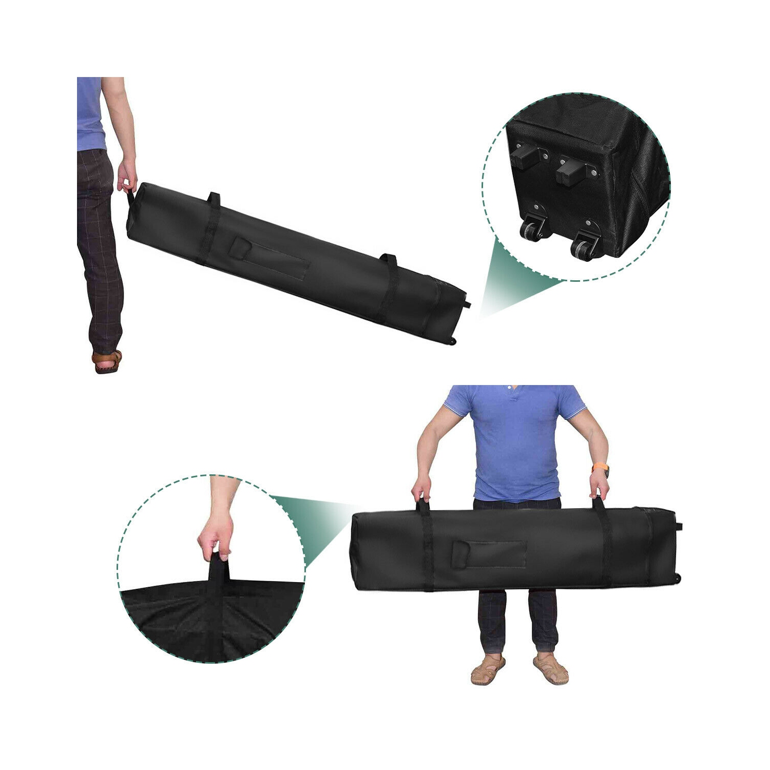 Gymax Patio Outdoor Heavy Duty 13'x13' Folding Canopy Shelter Awning Tent Gazebo Companion