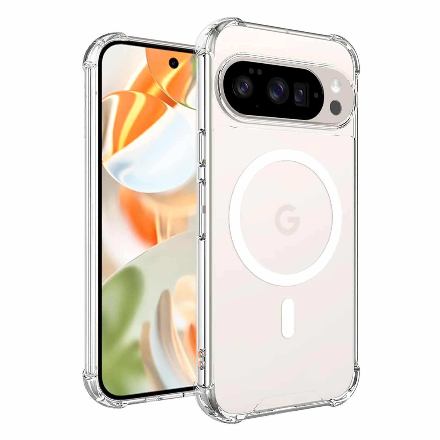 Blu Element – Étui robuste DropZone avec aimants | Conçu pour le Pixel 10/10 Pro | Transparent