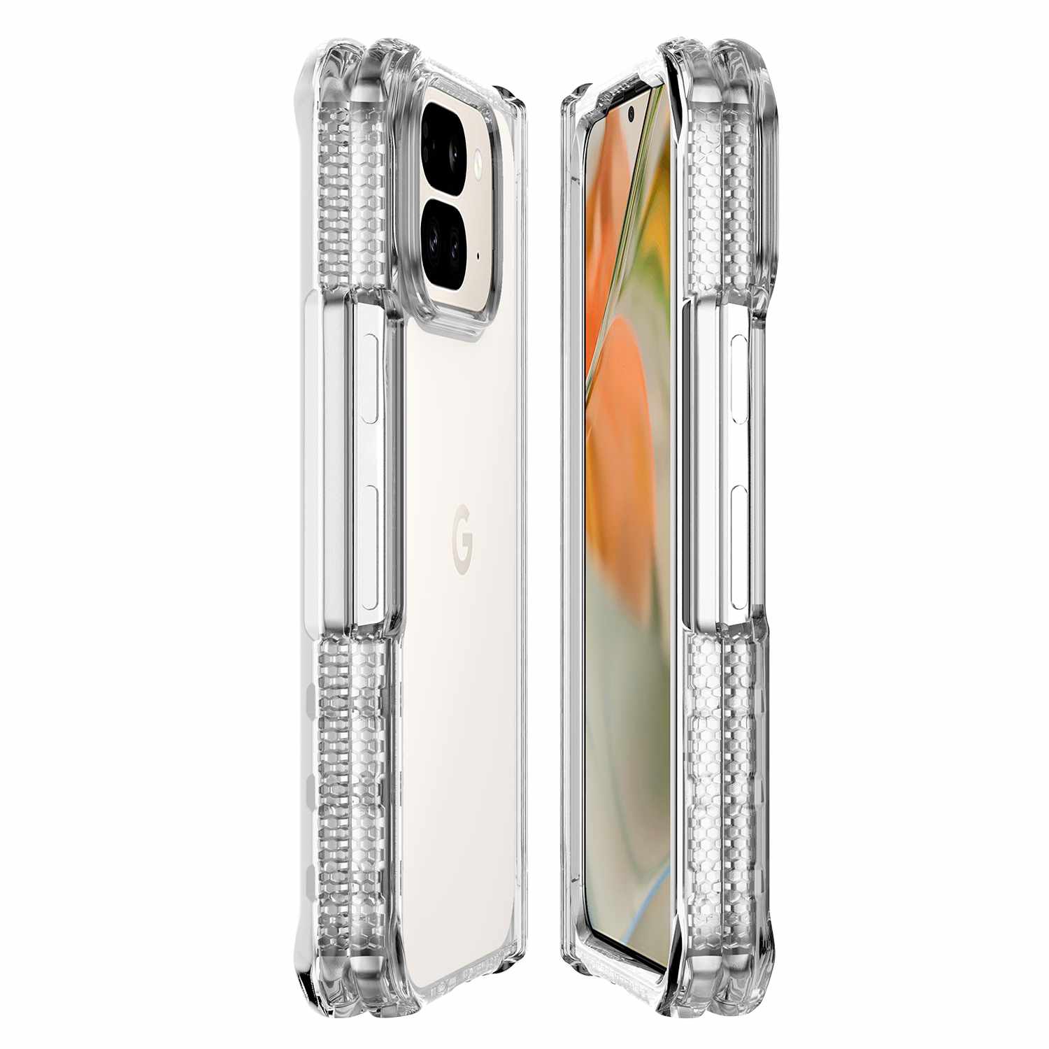 ITSKINS Hybrid_R Hinge Case | Made for Pixel 10 Pro Fold | Clear