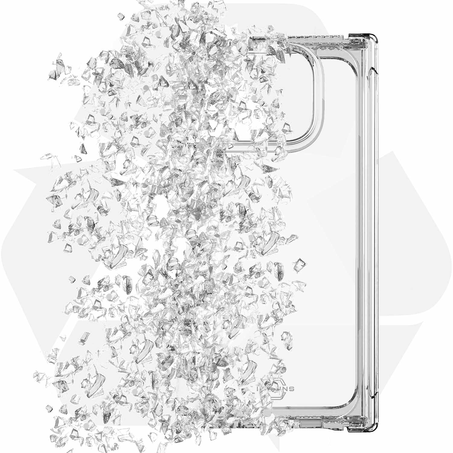 ITSKINS Hybrid_R Hinge Case | Made for Pixel 10 Pro Fold | Clear