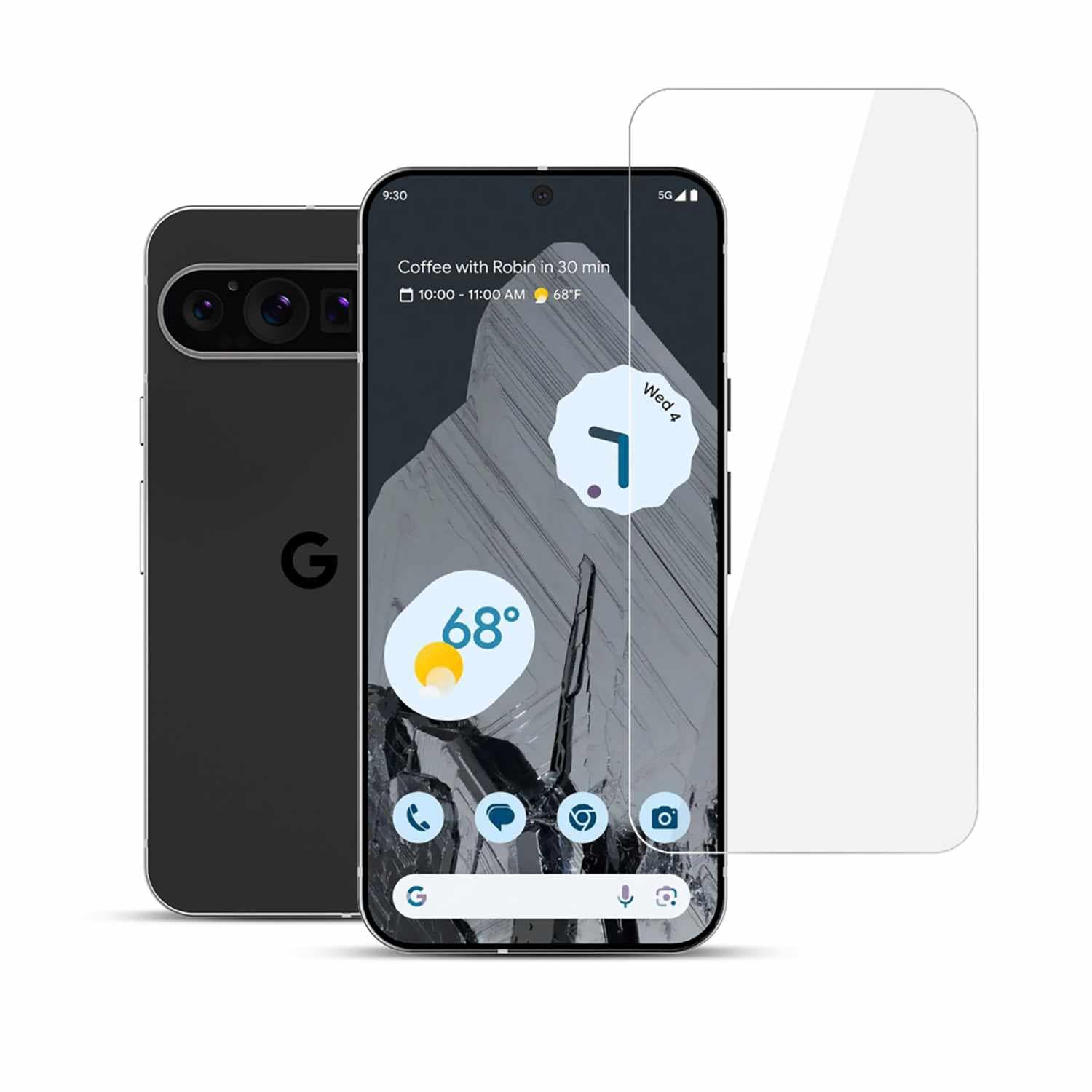 22 Cases Protecteur d'écran en verre trempé | Conçu pour le Pixel 10/10 Pro