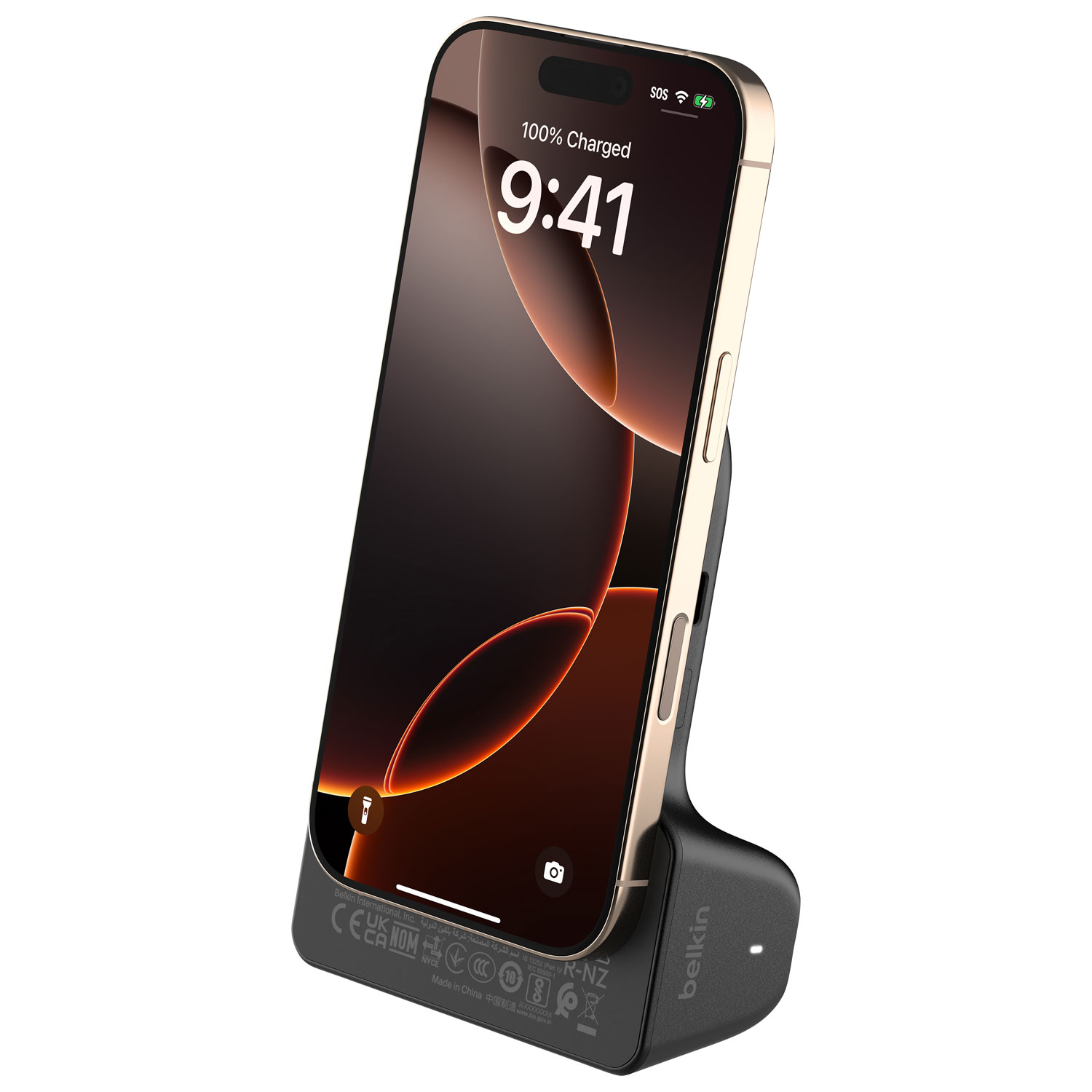 Chargeur portable USB-C de 9300 mAh PowerGrip de Belkin avec câble USB-C - Anthracite