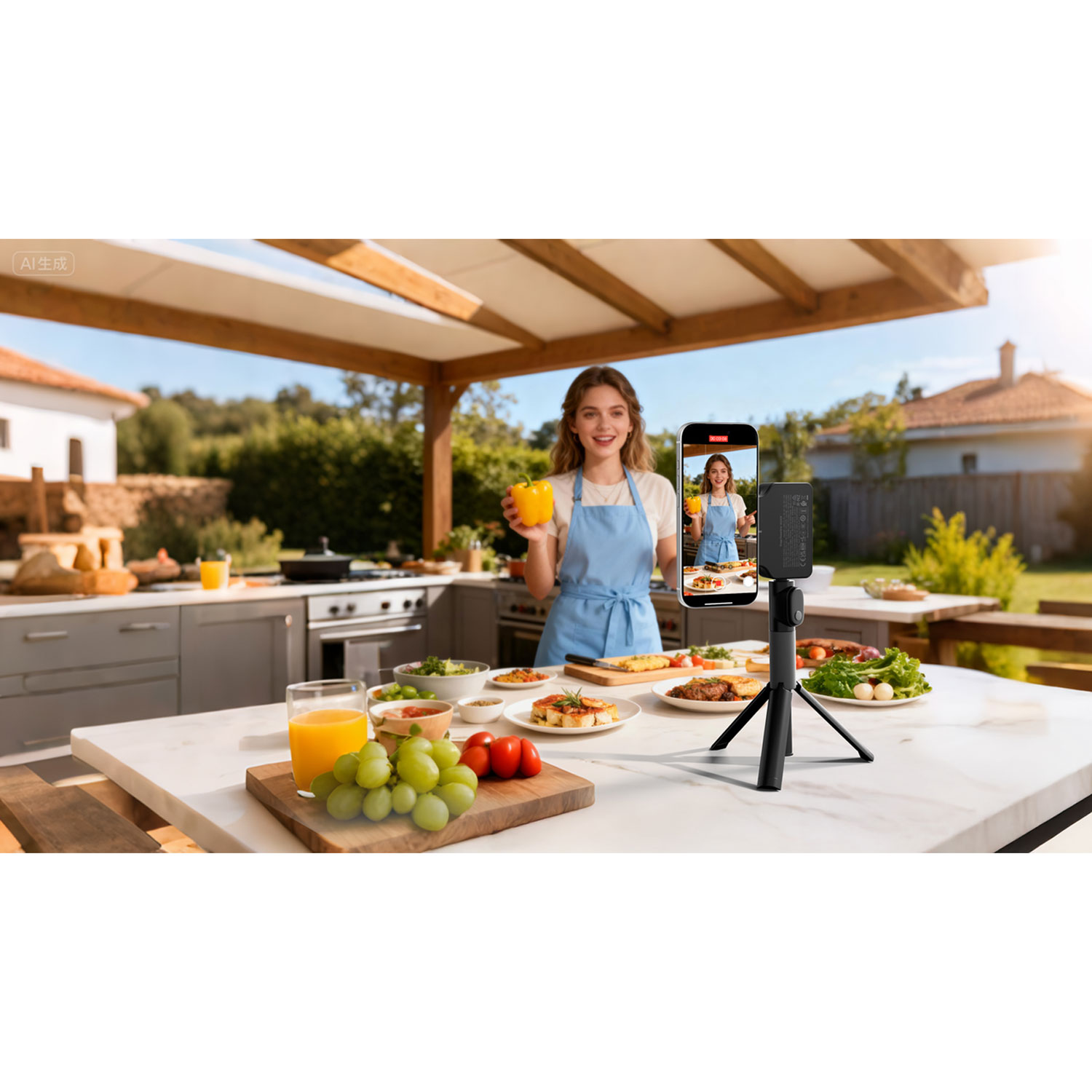 Chargeur portable USB-C de 9300 mAh PowerGrip de Belkin avec câble USB-C - Anthracite