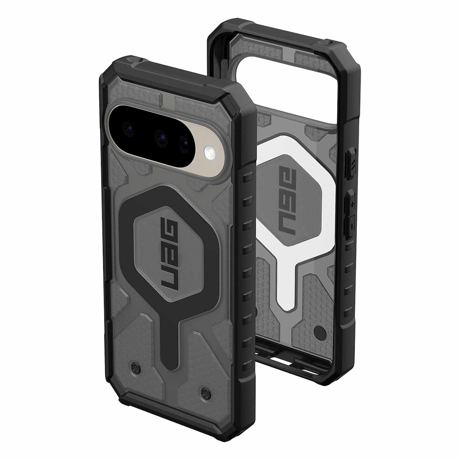 UAG Pathfinder Rugged Clear Case w/Magnet | Made for Pixel 10/10 Pro | Ash/Black